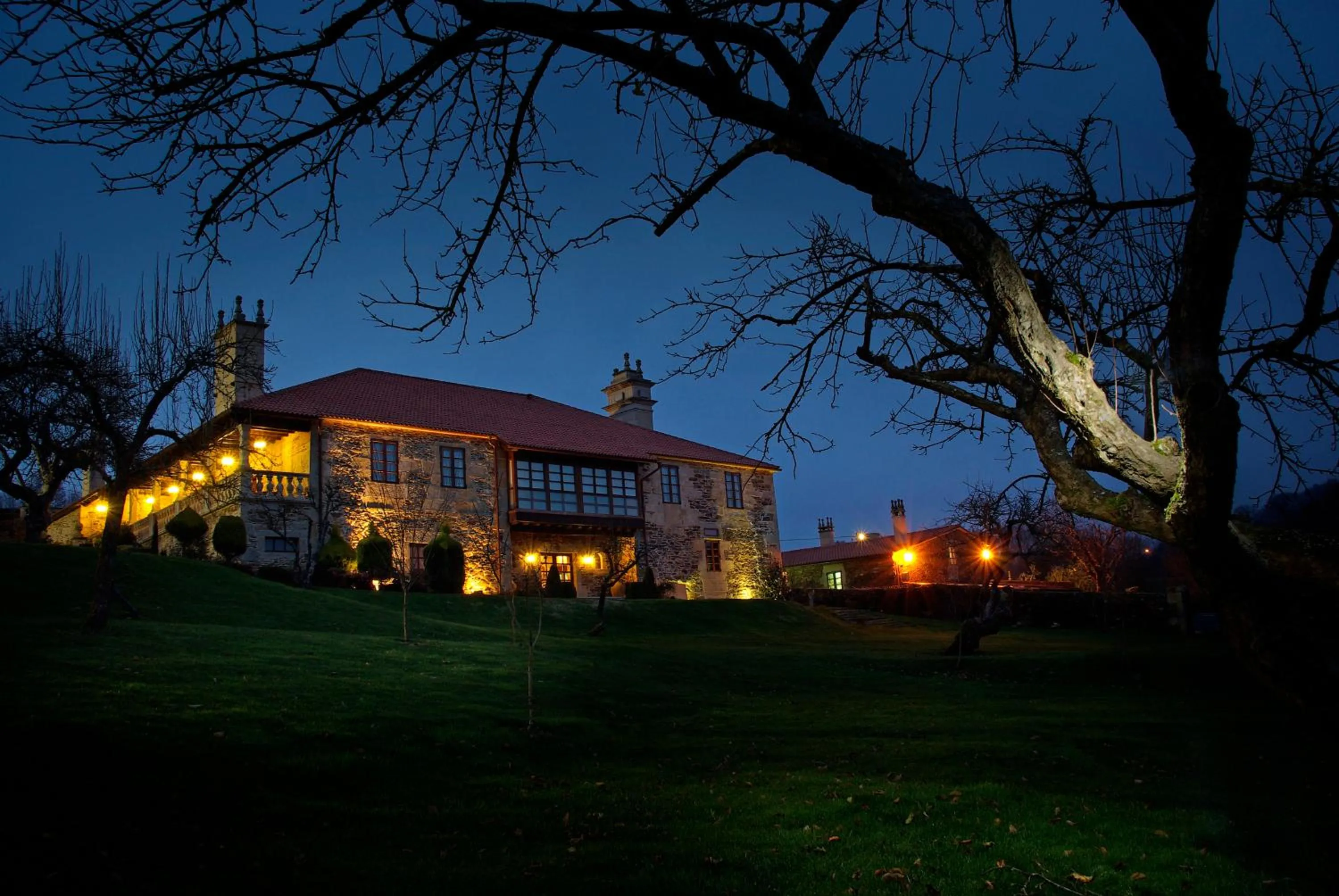 Natural landscape in Pazo de Bendoiro