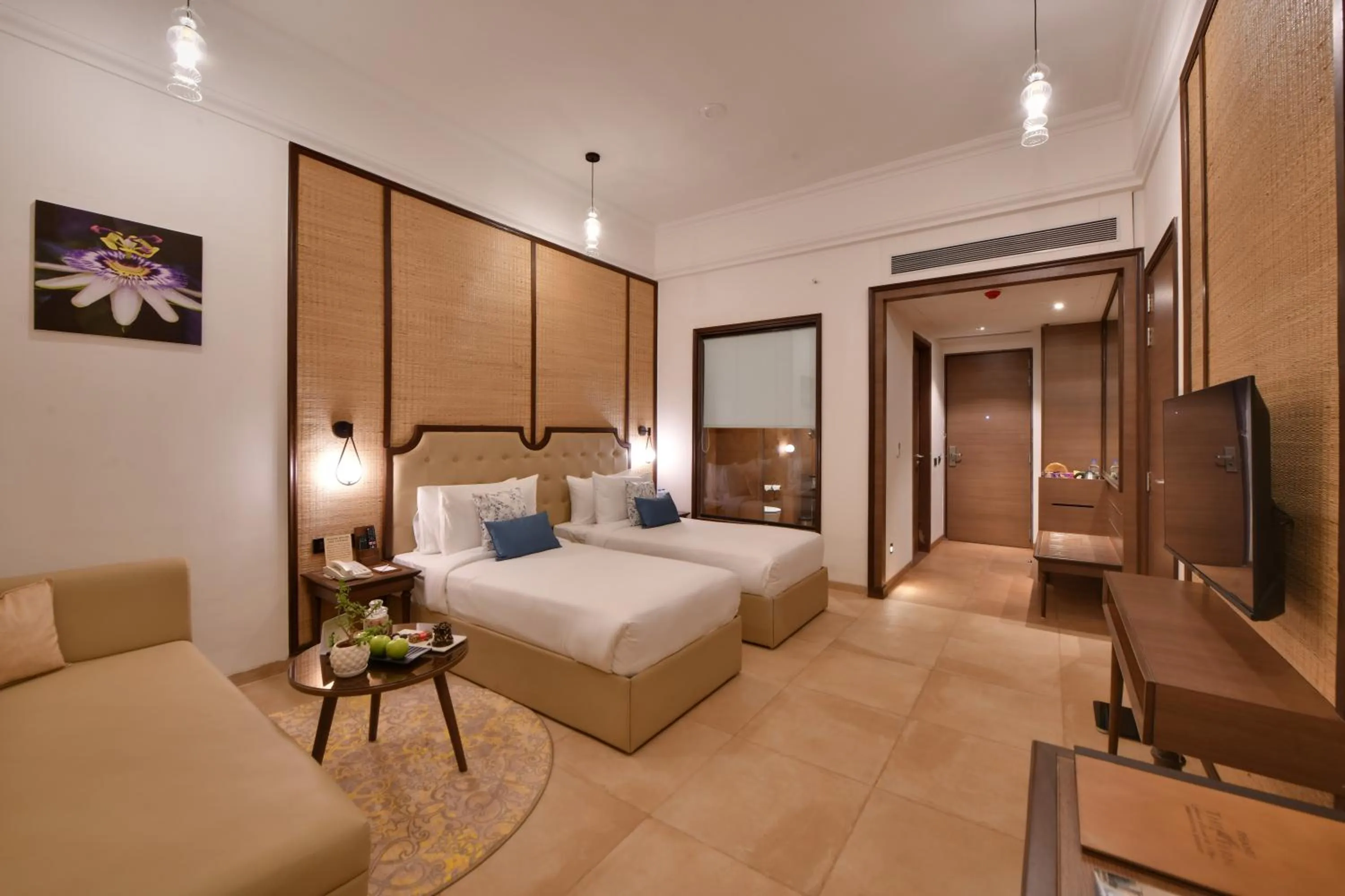 Bed in Bhanu The Fern Forest Resort & Spa, Jambughoda