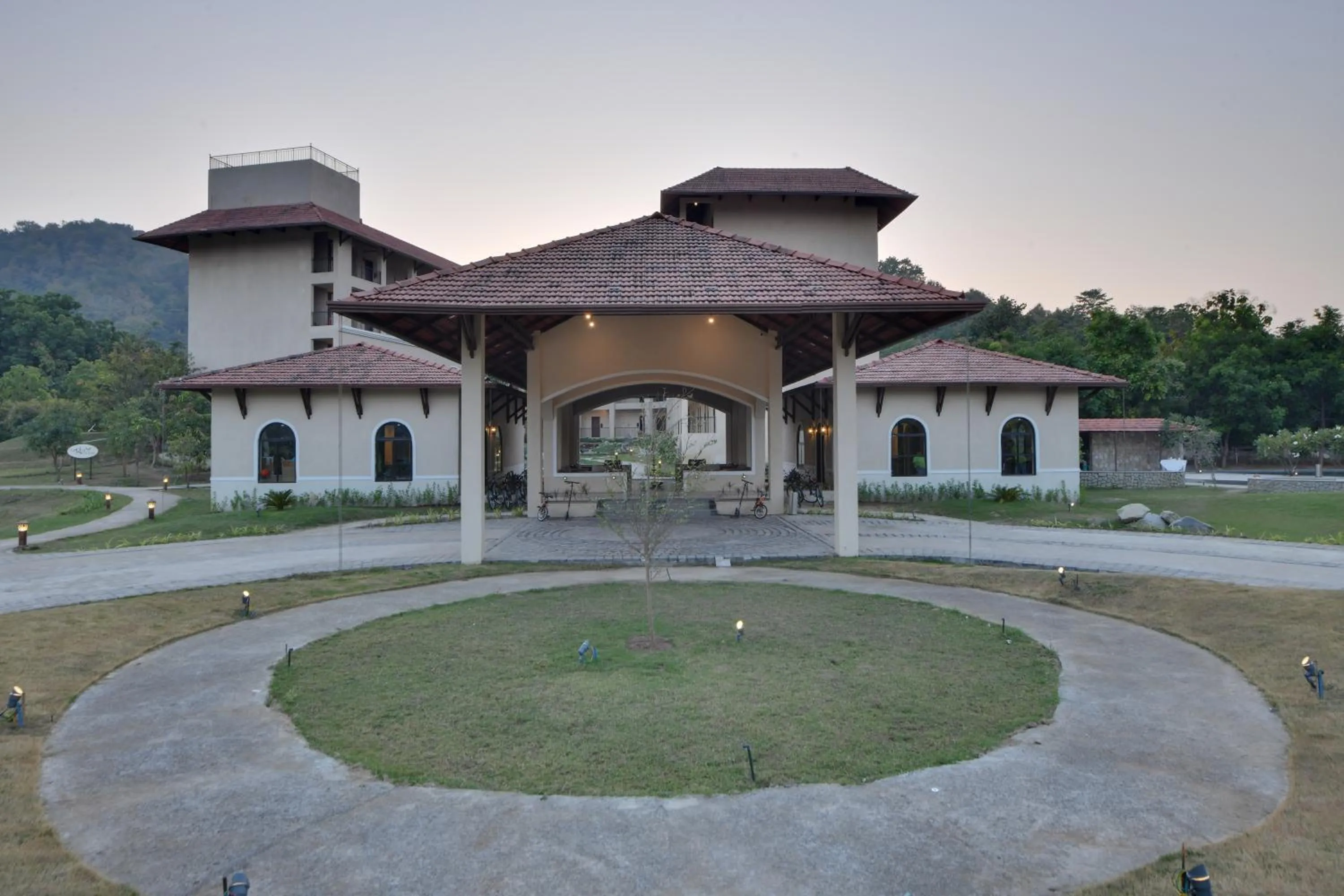 Facade/entrance in Bhanu The Fern Forest Resort & Spa, Jambughoda