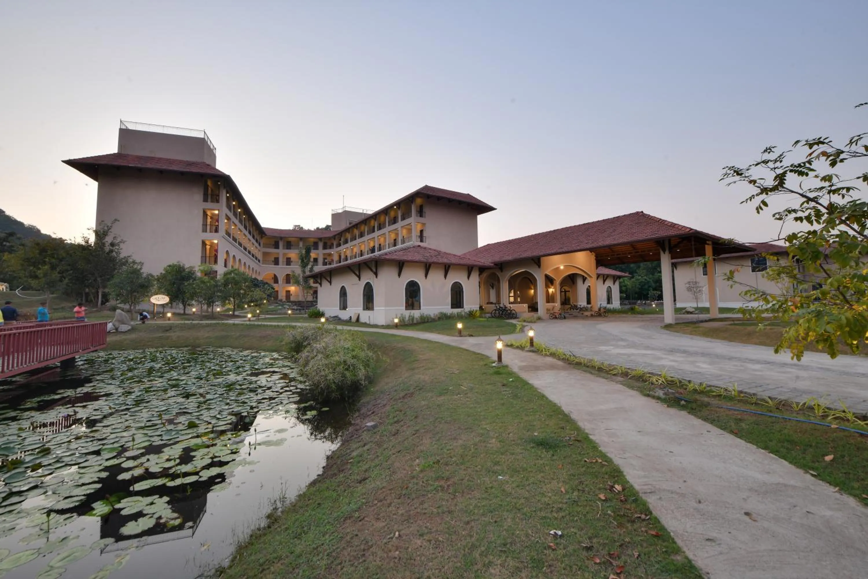 Facade/entrance in Bhanu The Fern Forest Resort & Spa, Jambughoda
