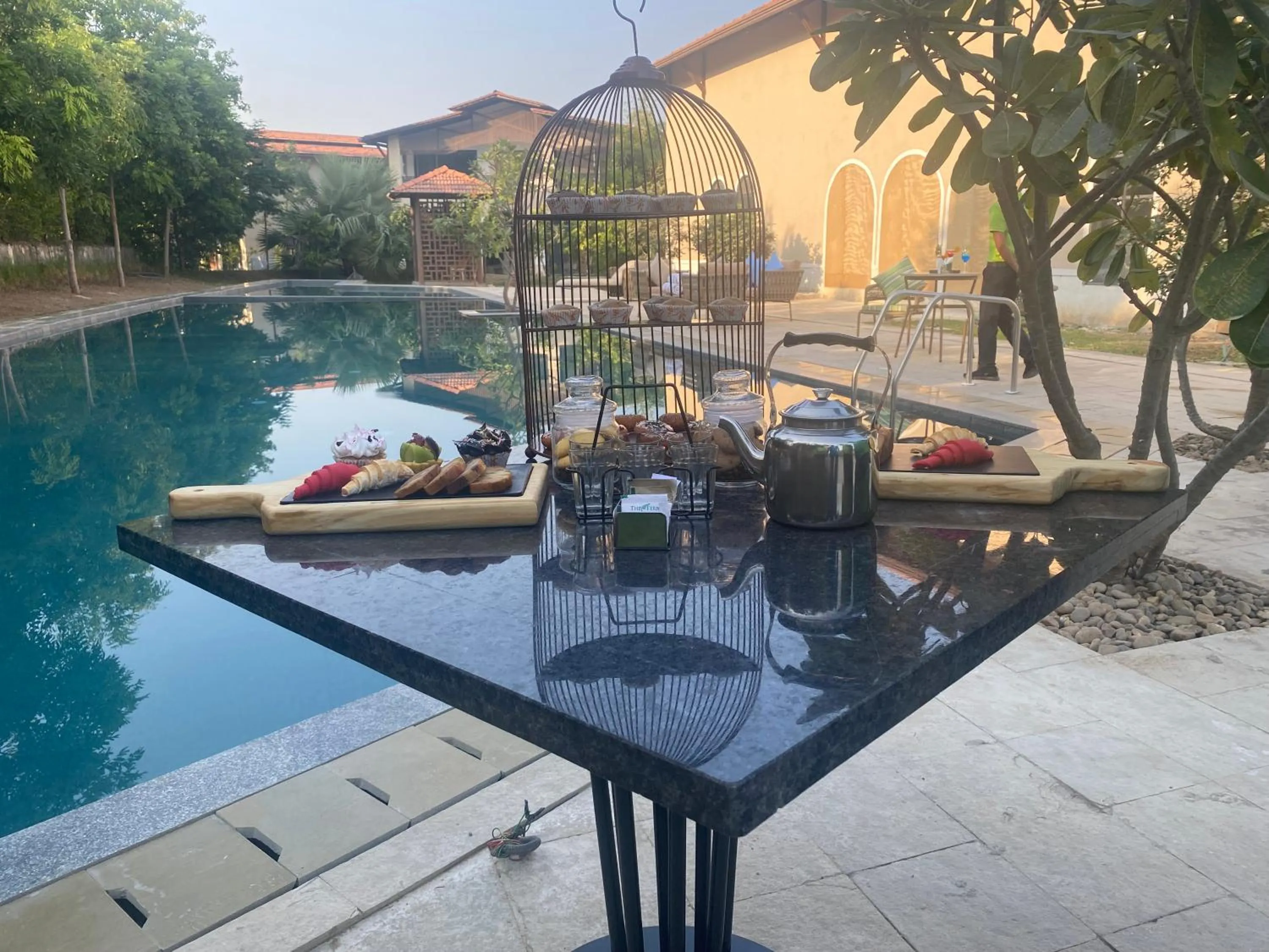 Swimming pool in Bhanu The Fern Forest Resort & Spa, Jambughoda