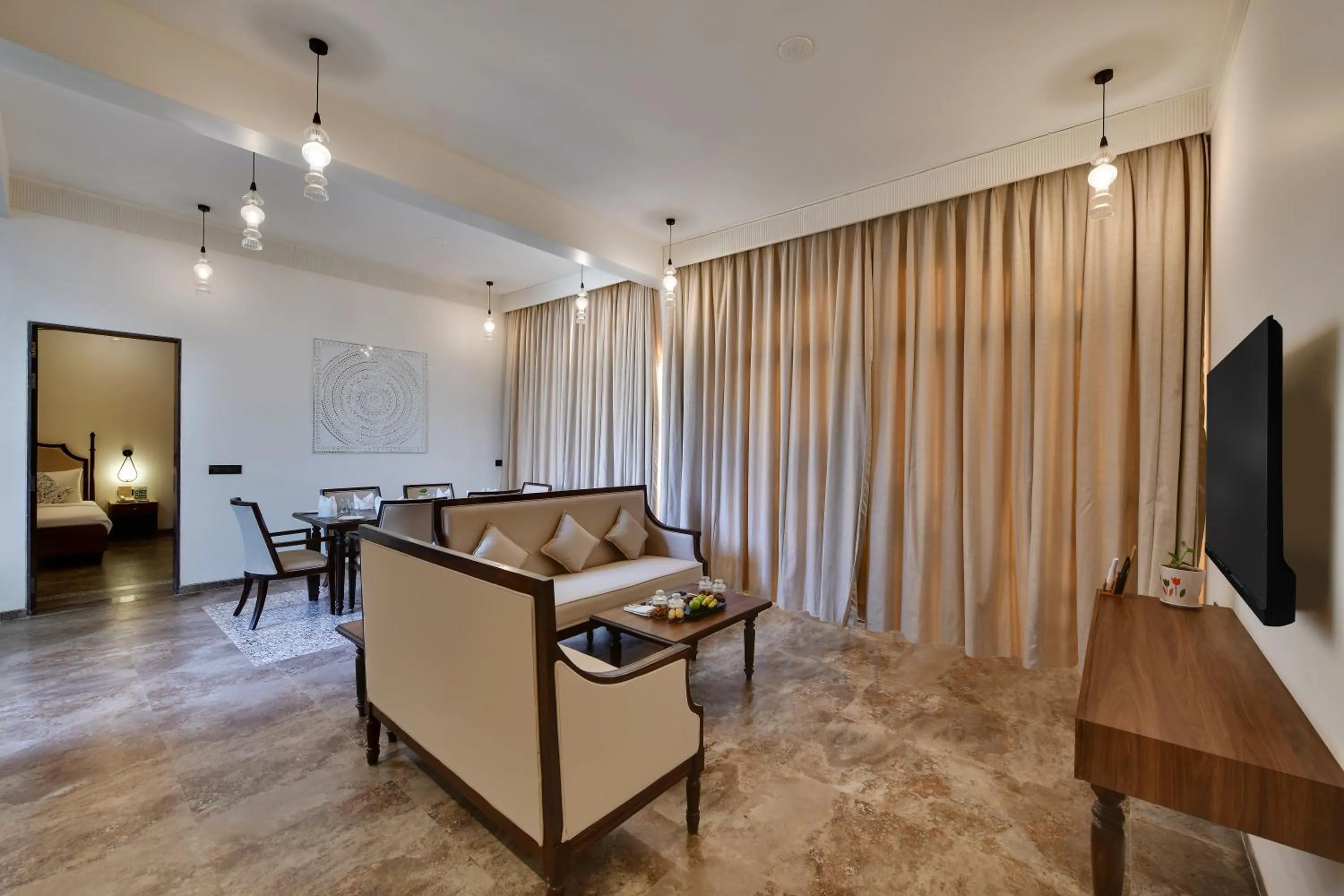 Seating area in Bhanu The Fern Forest Resort & Spa, Jambughoda