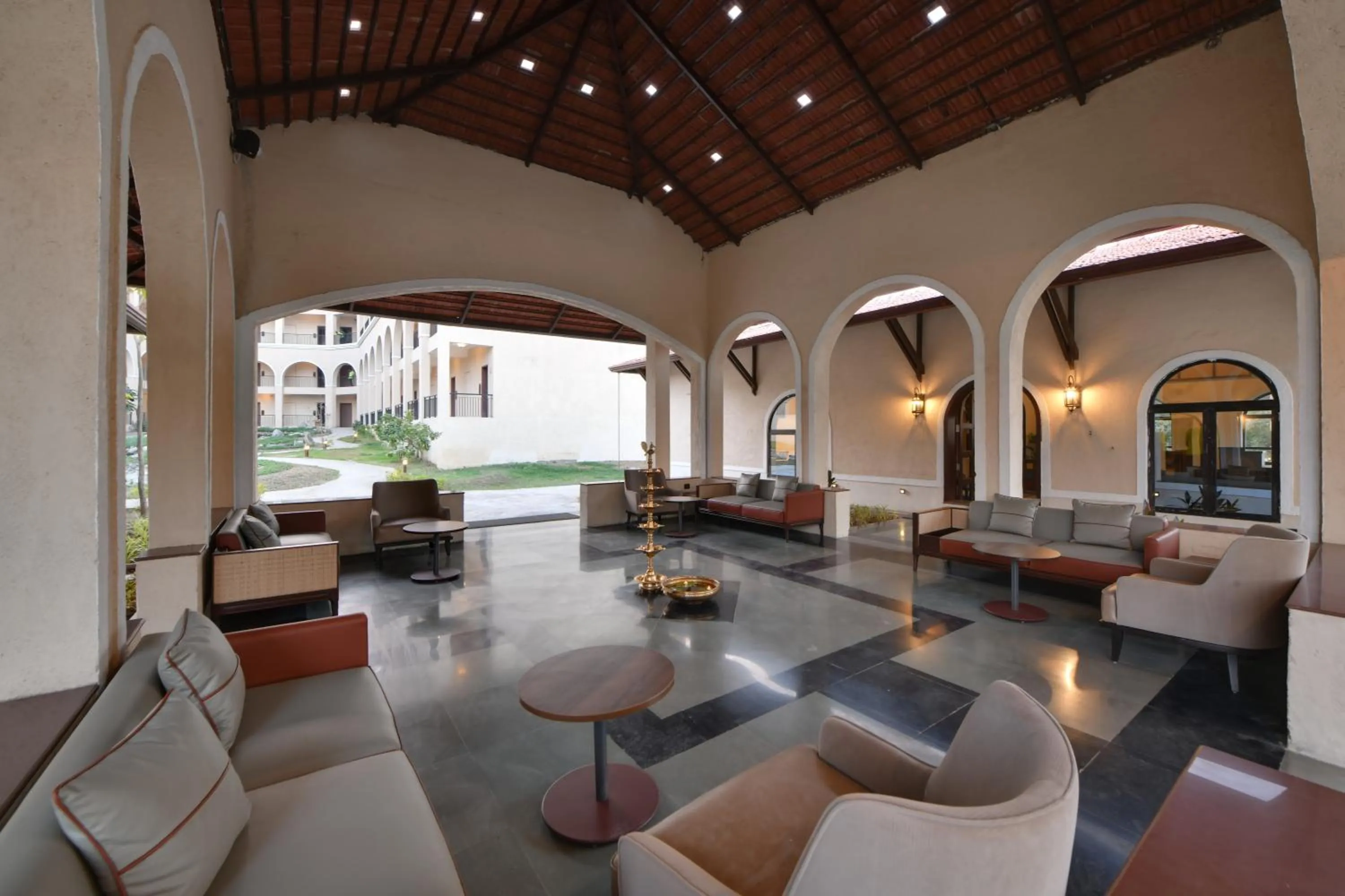 Lobby or reception in Bhanu The Fern Forest Resort & Spa, Jambughoda
