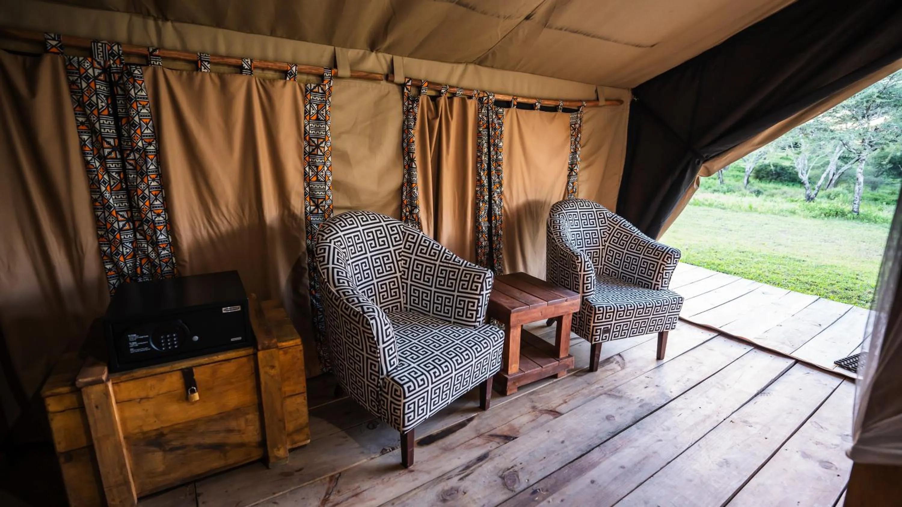 Seating area in Africa Safari South Serengeti Ndutu Ngorongoro
