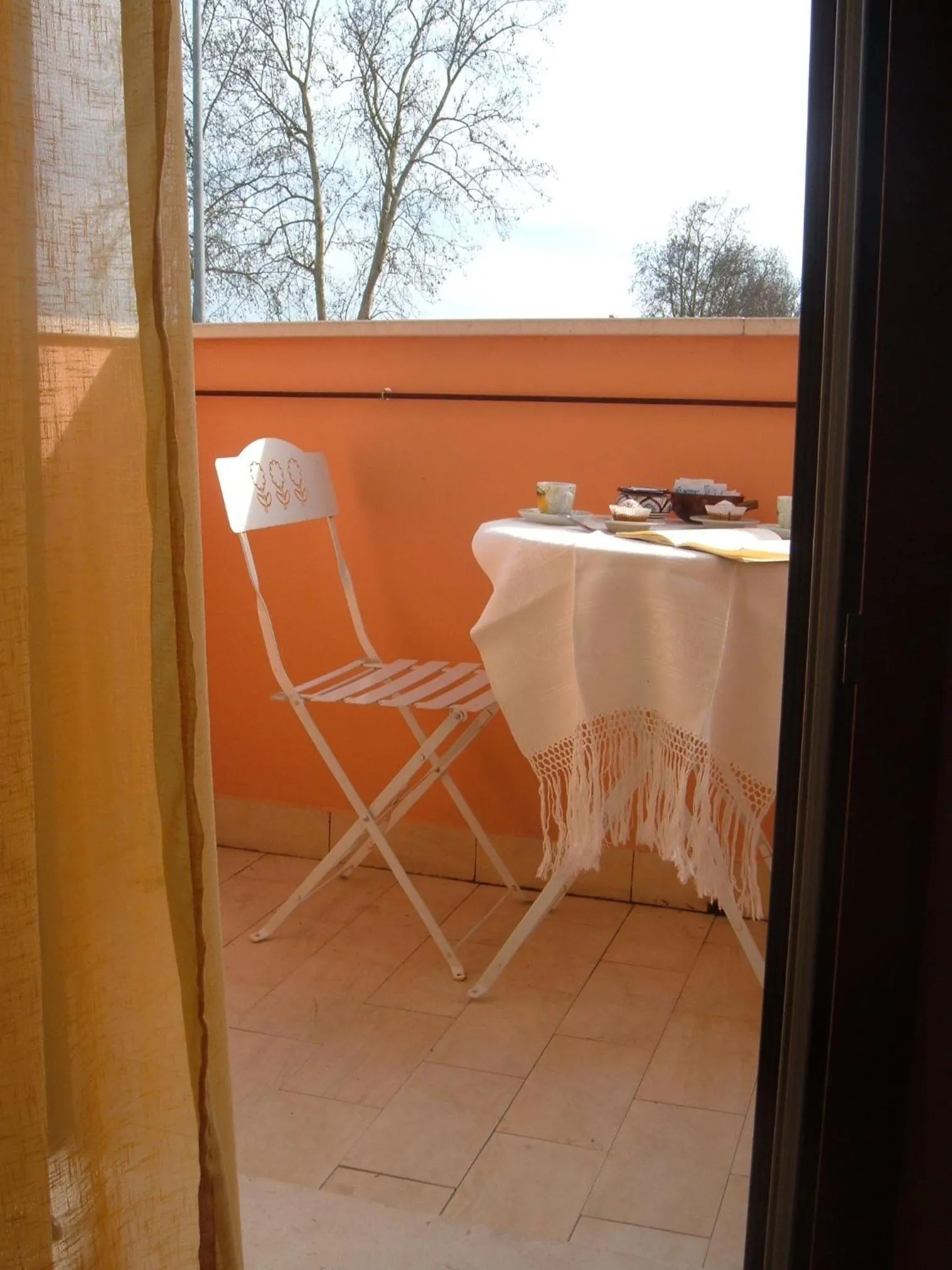 Double or Twin Room with Balcony and Private External Bathroom - single occupancy in B&B Il Guado