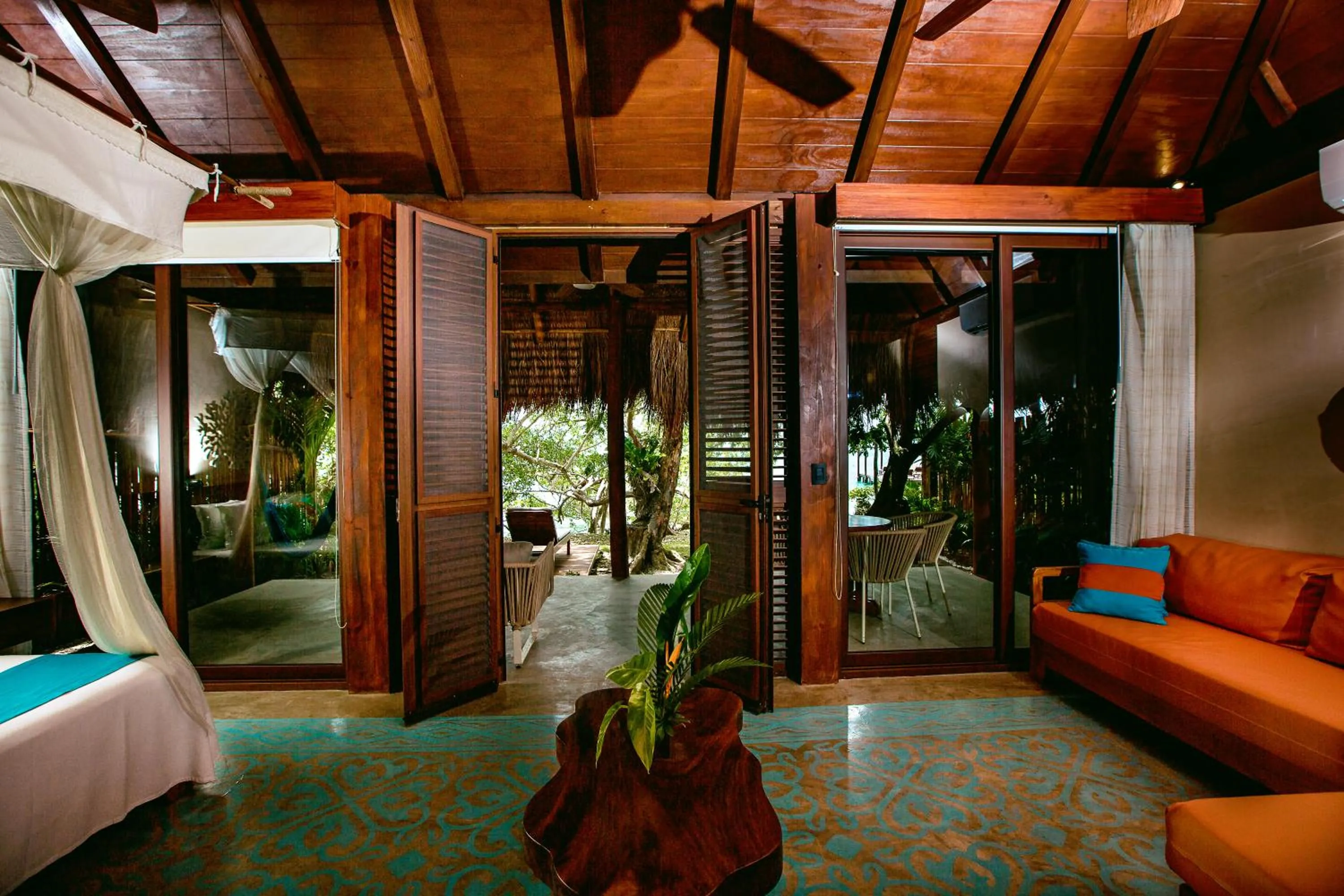 Living room in Hotel Rancho Encantado