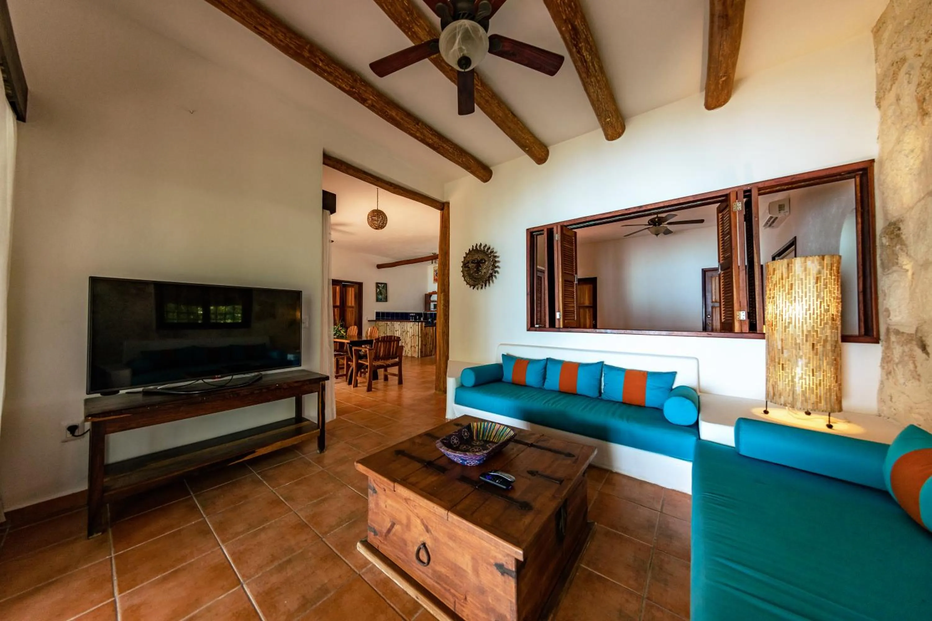 Living room in Hotel Rancho Encantado