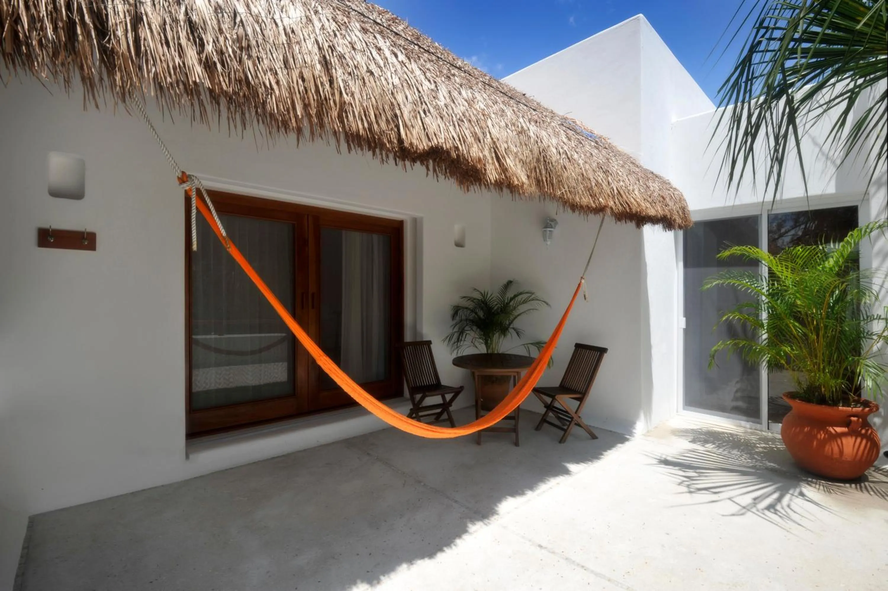 Property building in Hotel Rancho Encantado