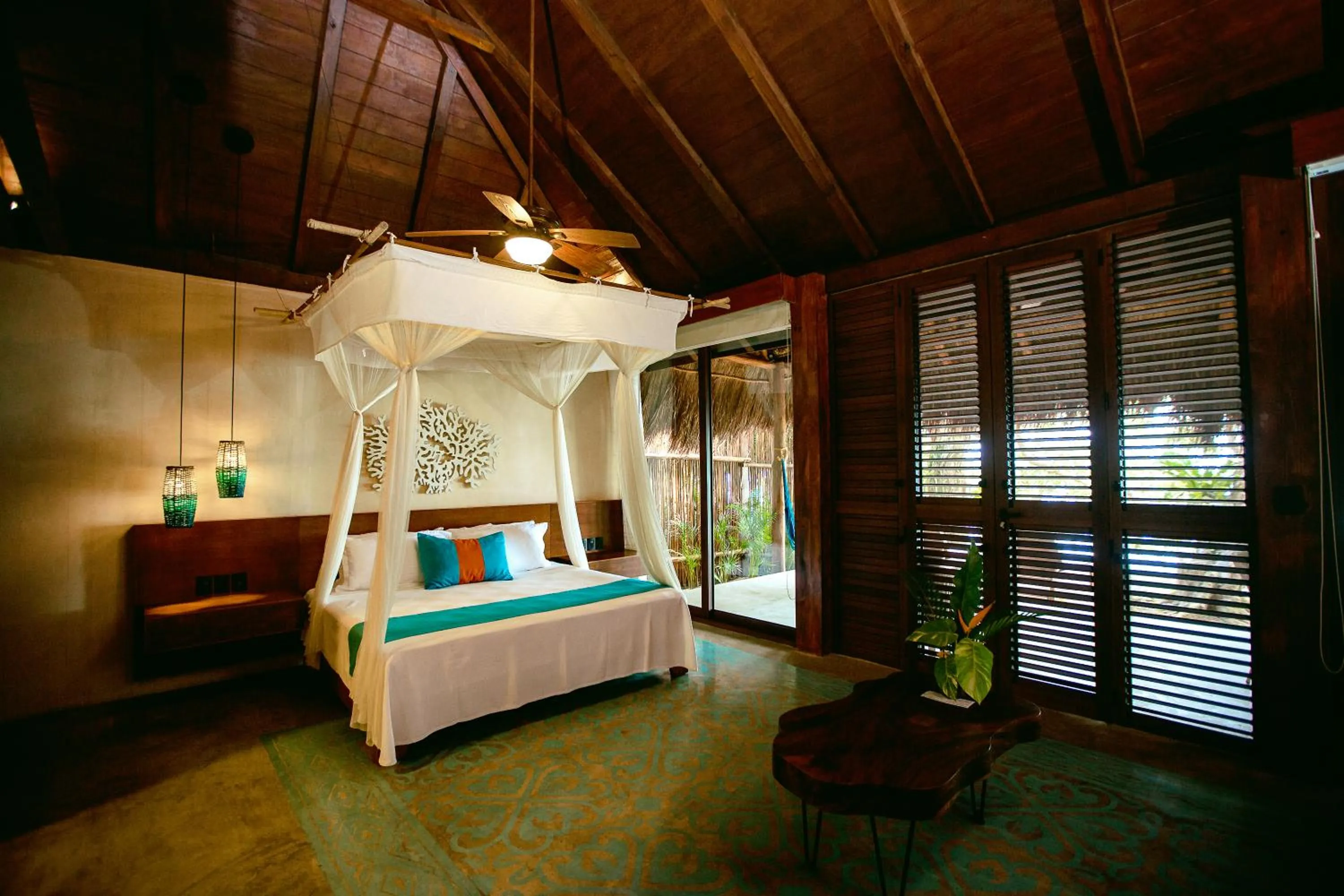 Bed in Hotel Rancho Encantado