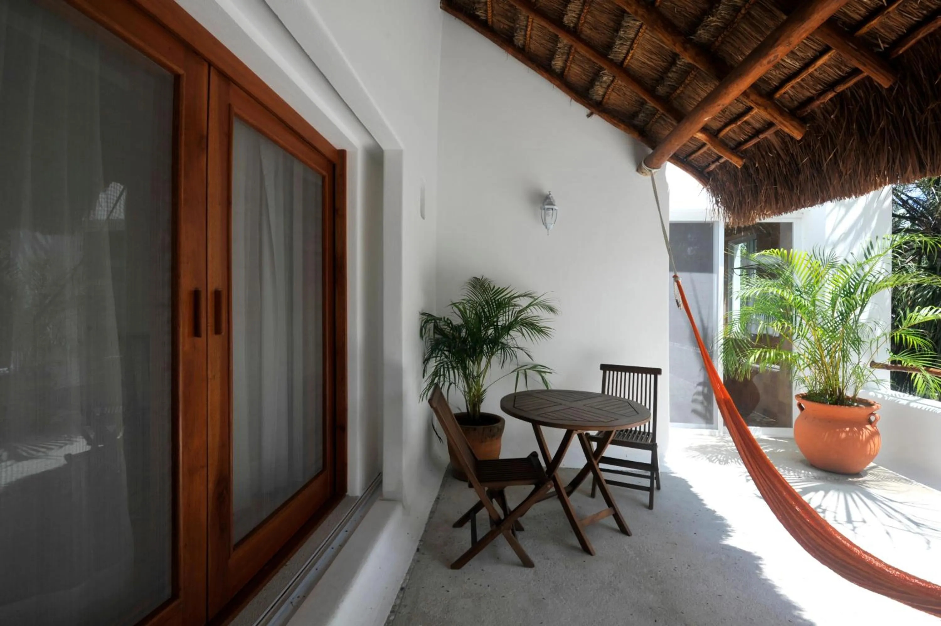 Property building in Hotel Rancho Encantado