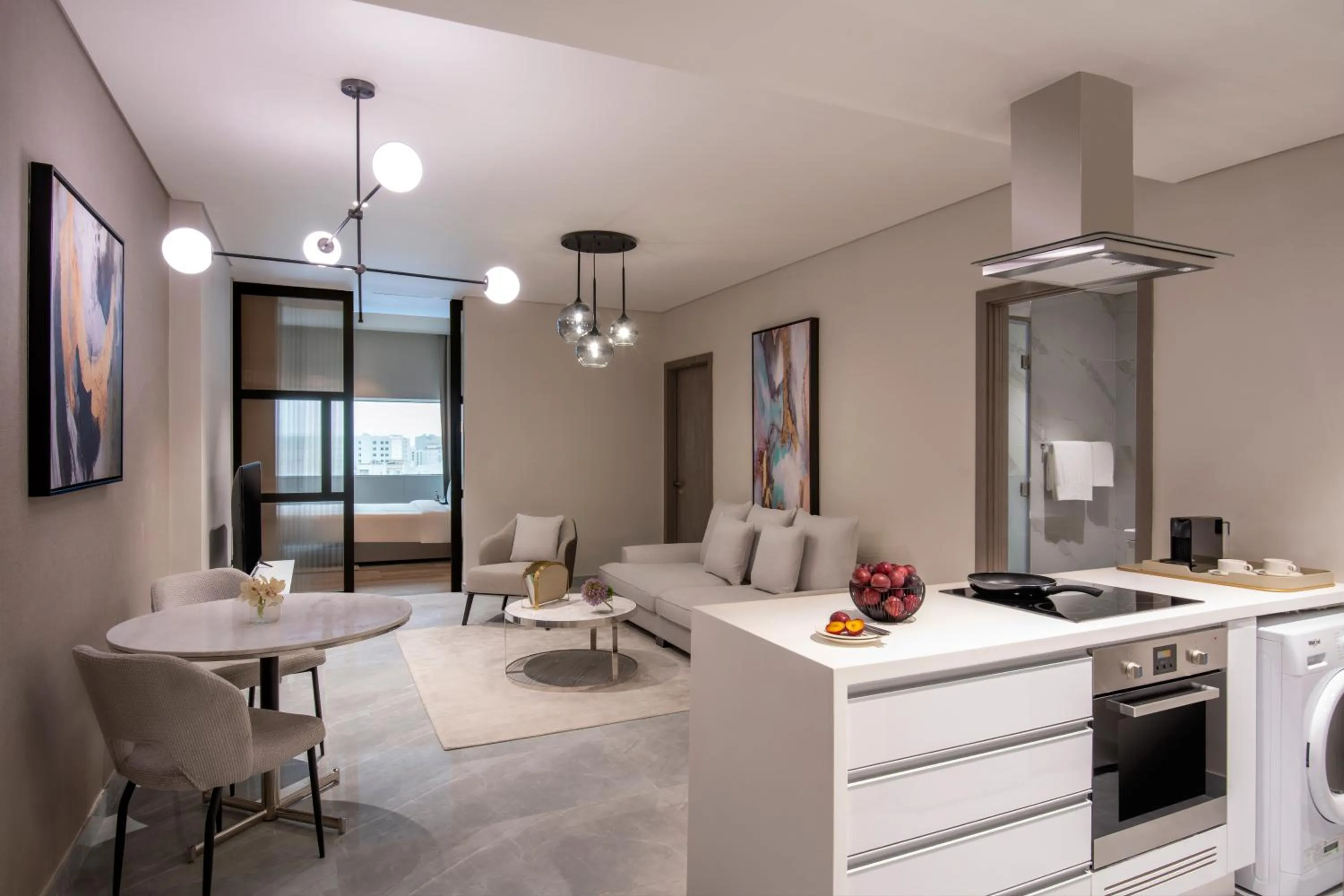 Living room in Steigenberger Residence Doha