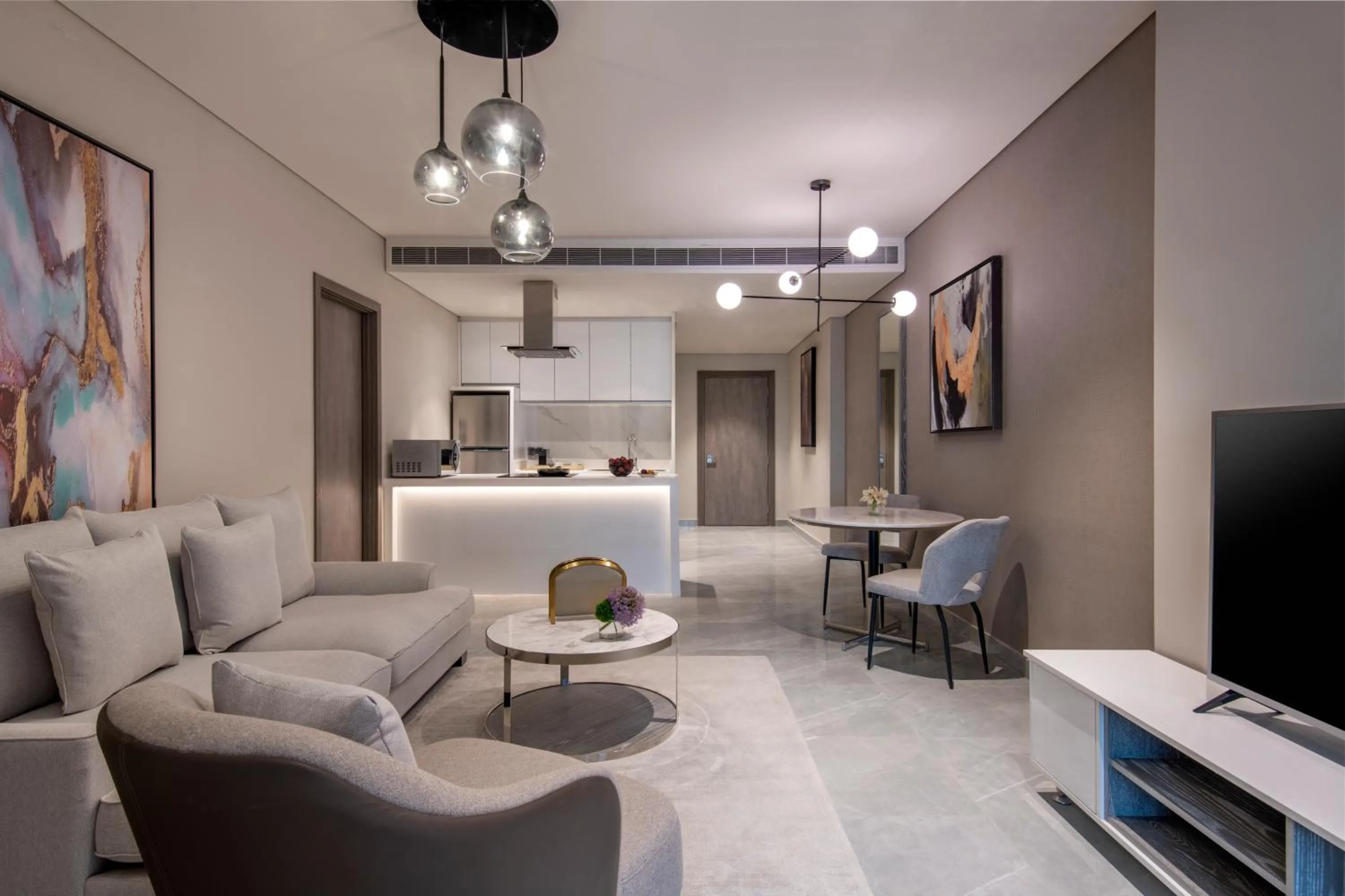 Living room in Steigenberger Residence Doha