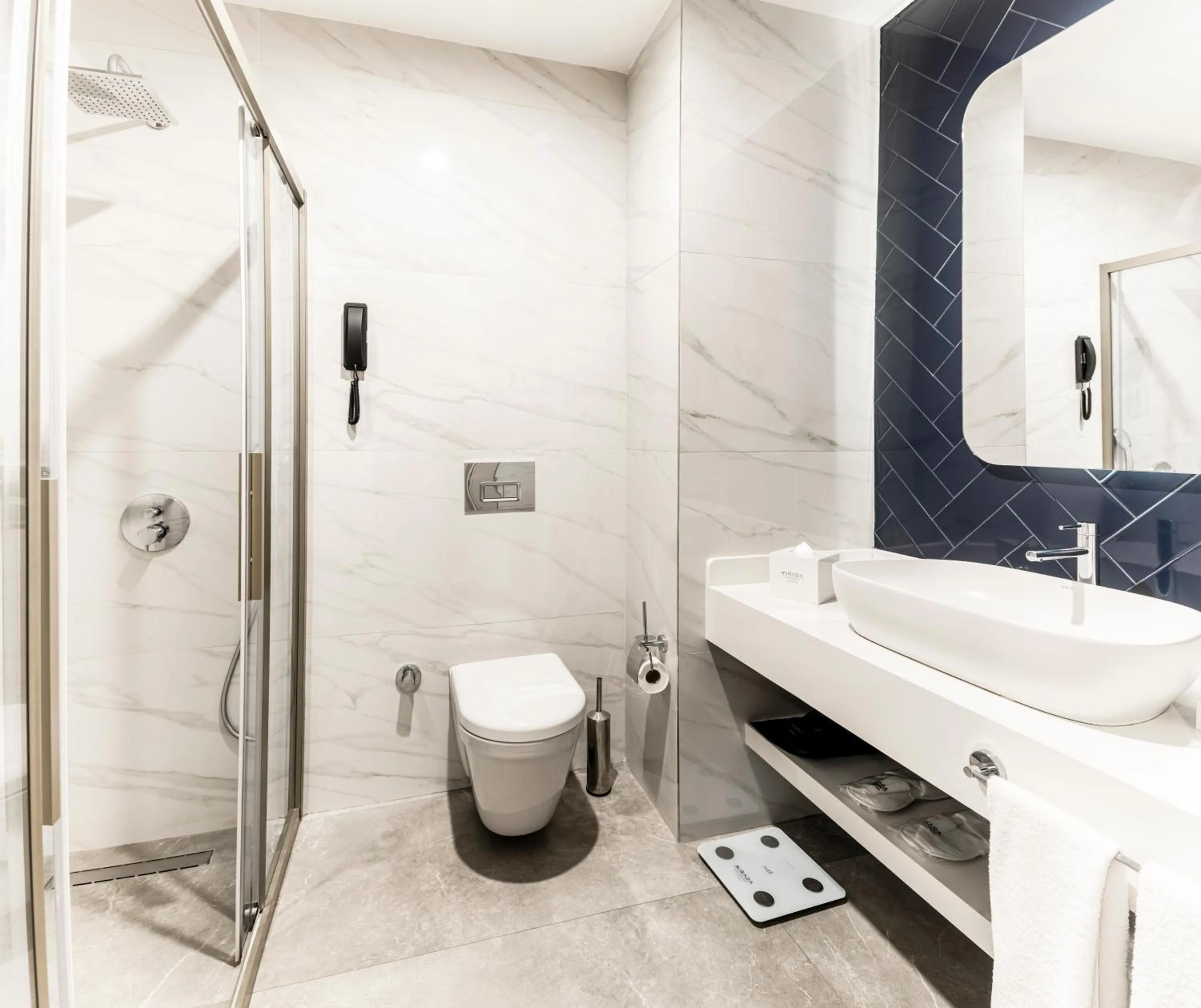 Shower in Mirada Exclusive Bodrum