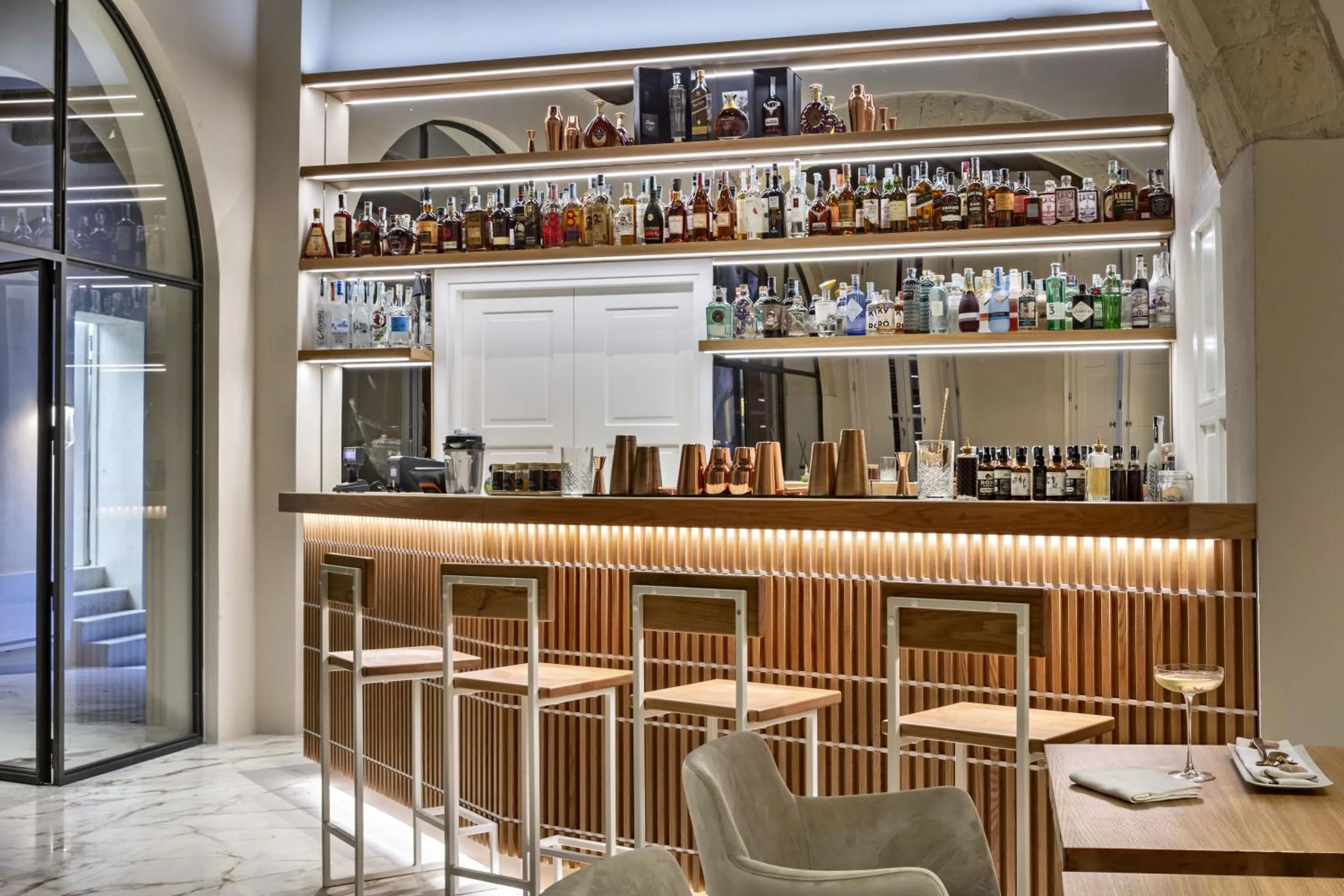 Lounge or bar in Casa Clàt - Boutique Hotel