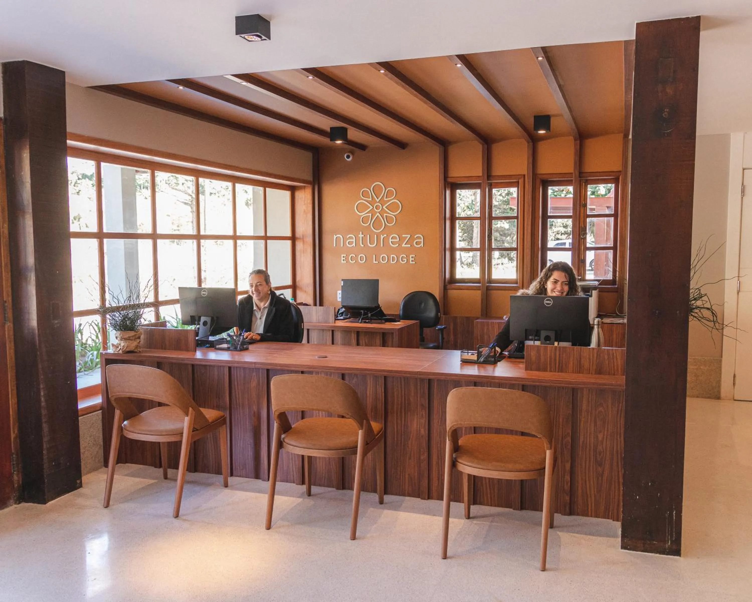 Lobby or reception in Natureza Eco Lodge