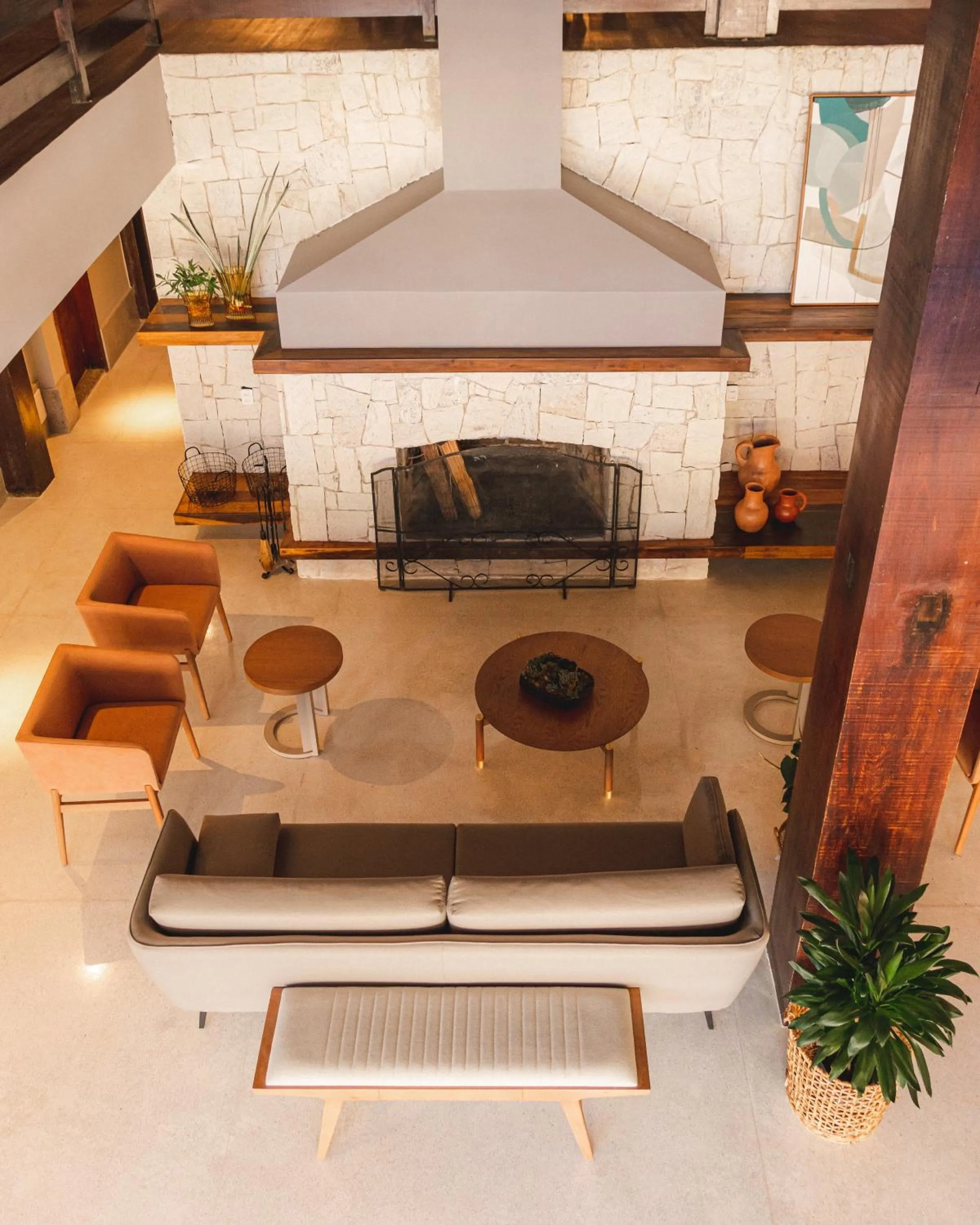 Seating area in Natureza Eco Lodge