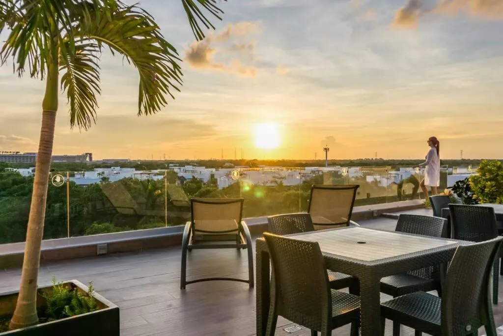Balcony/Terrace in Luxury Studio in Playa del Carmen