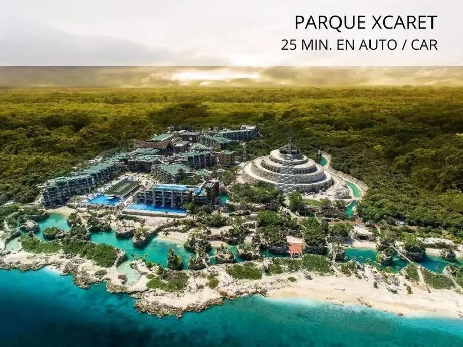 Bird's eye view in Luxury Studio in Playa del Carmen