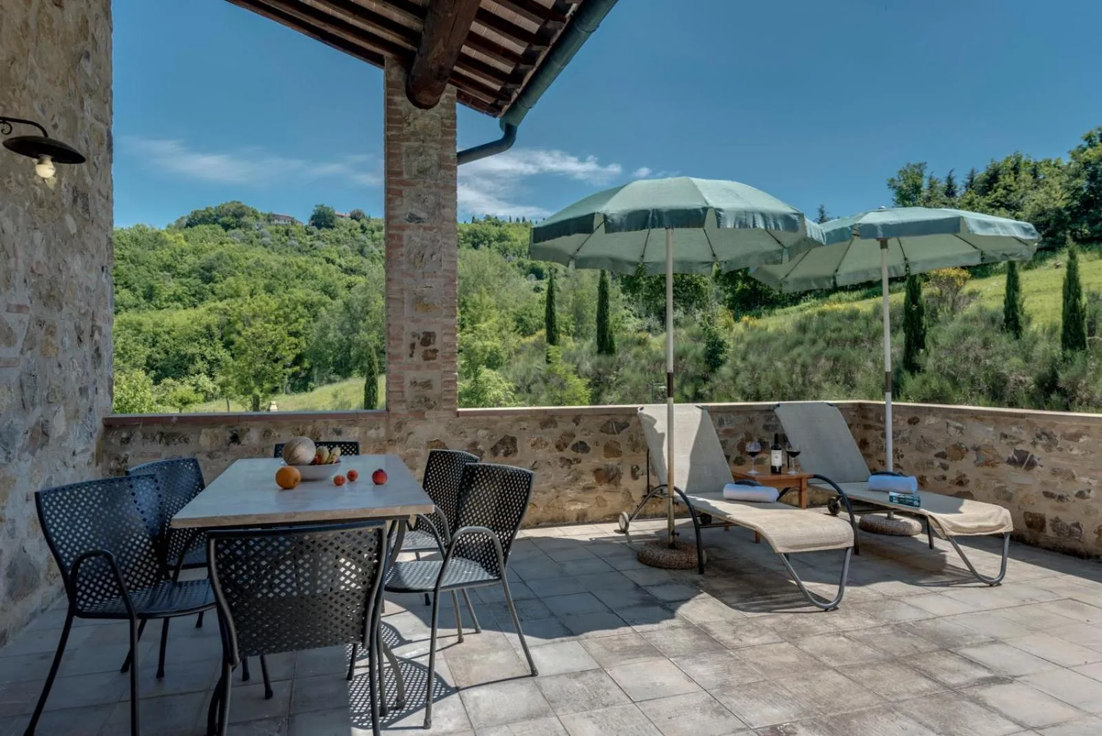 Balcony/Terrace in Antica Fonte Resort