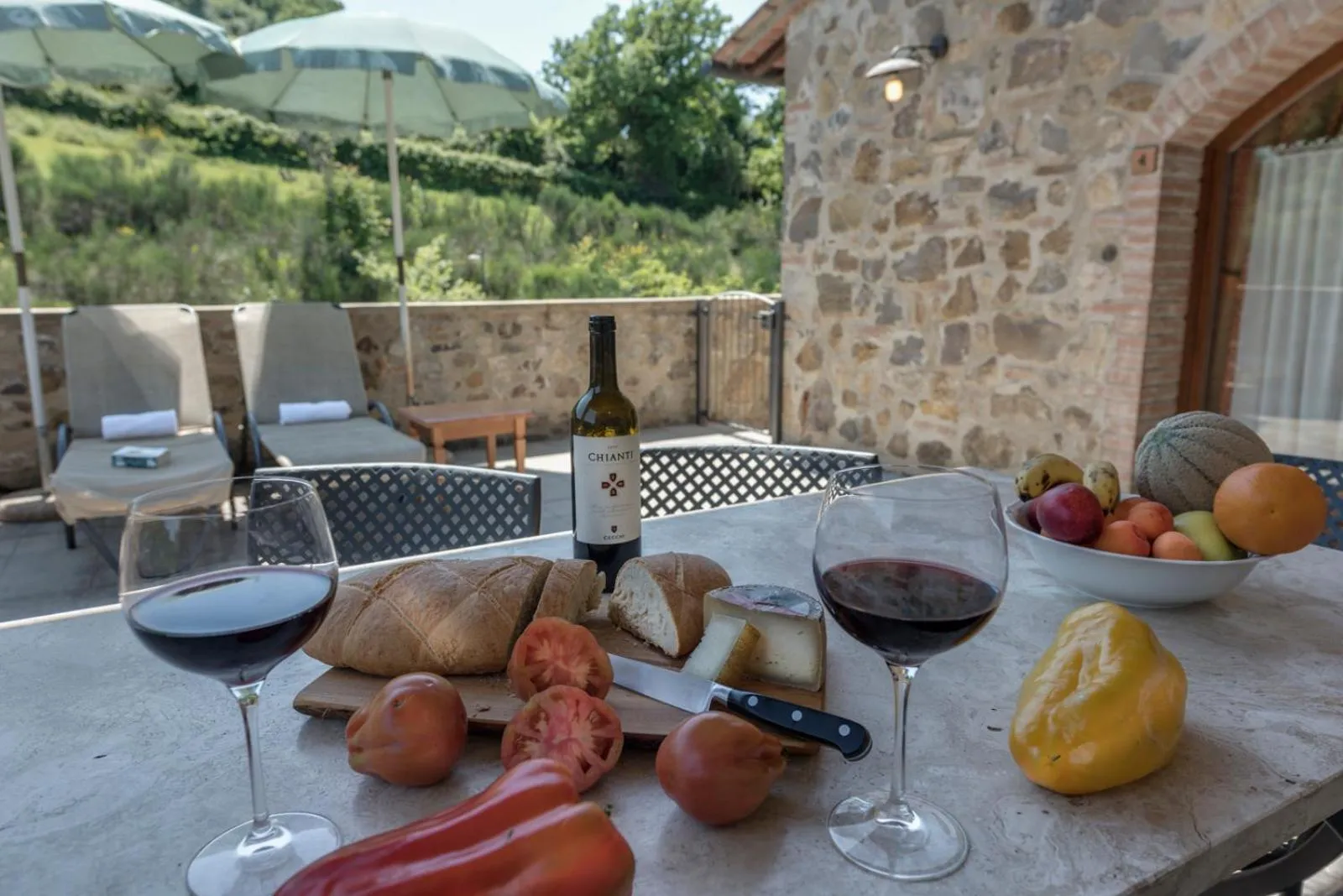 Balcony/Terrace in Antica Fonte Resort