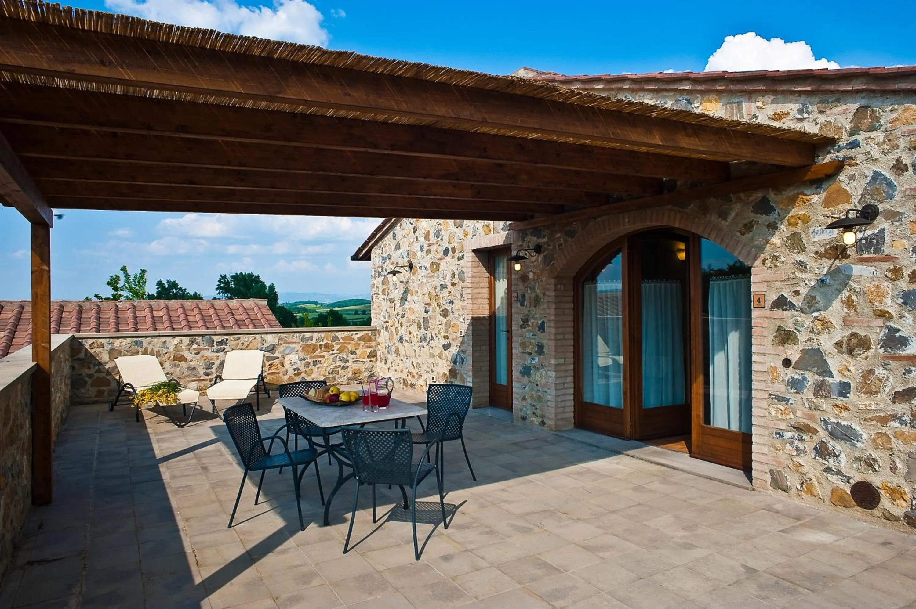 Balcony/Terrace in Antica Fonte Resort