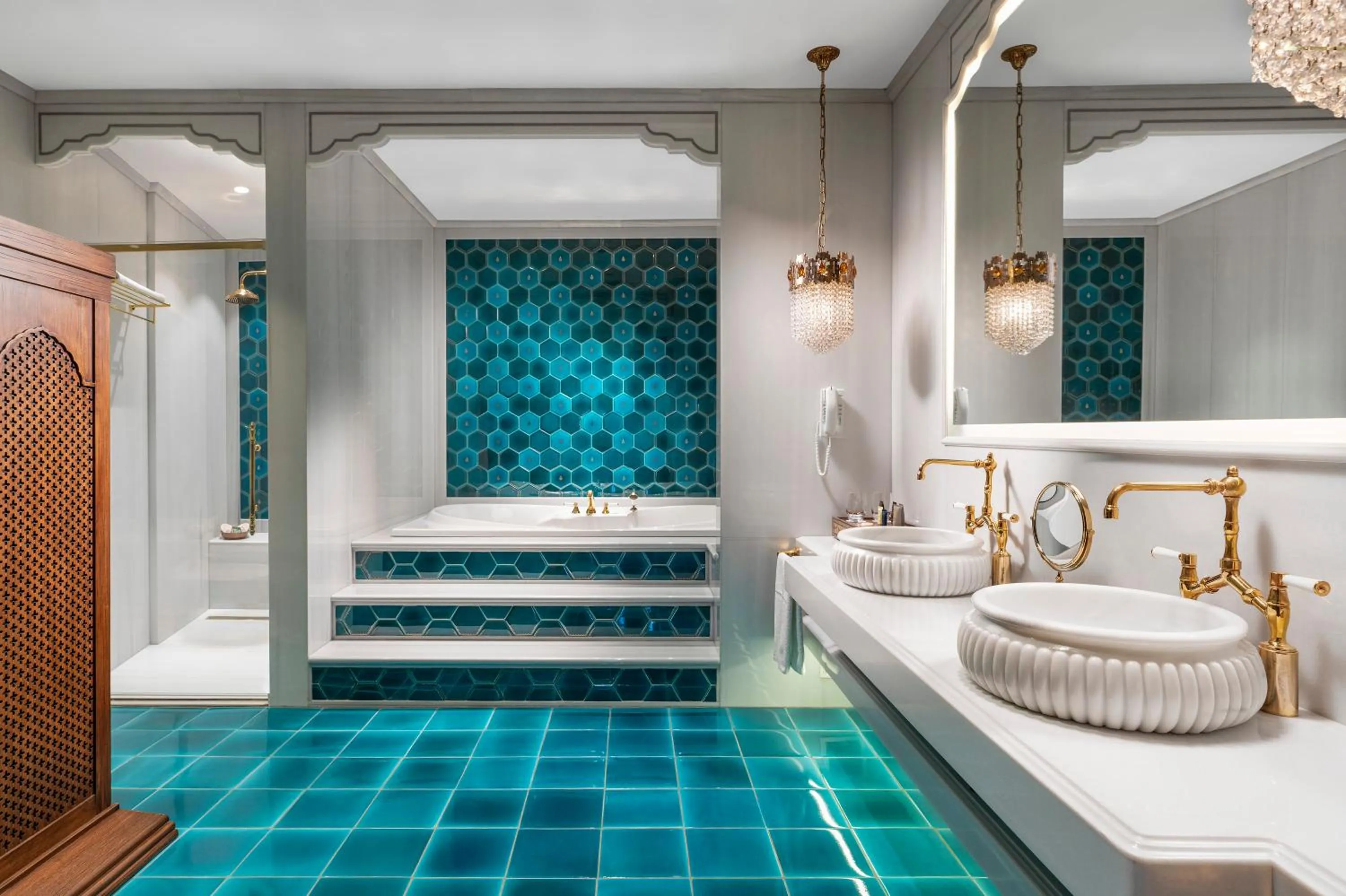 Bathroom in AJWA Sultanahmet - Preferred Hotels LVX Collection