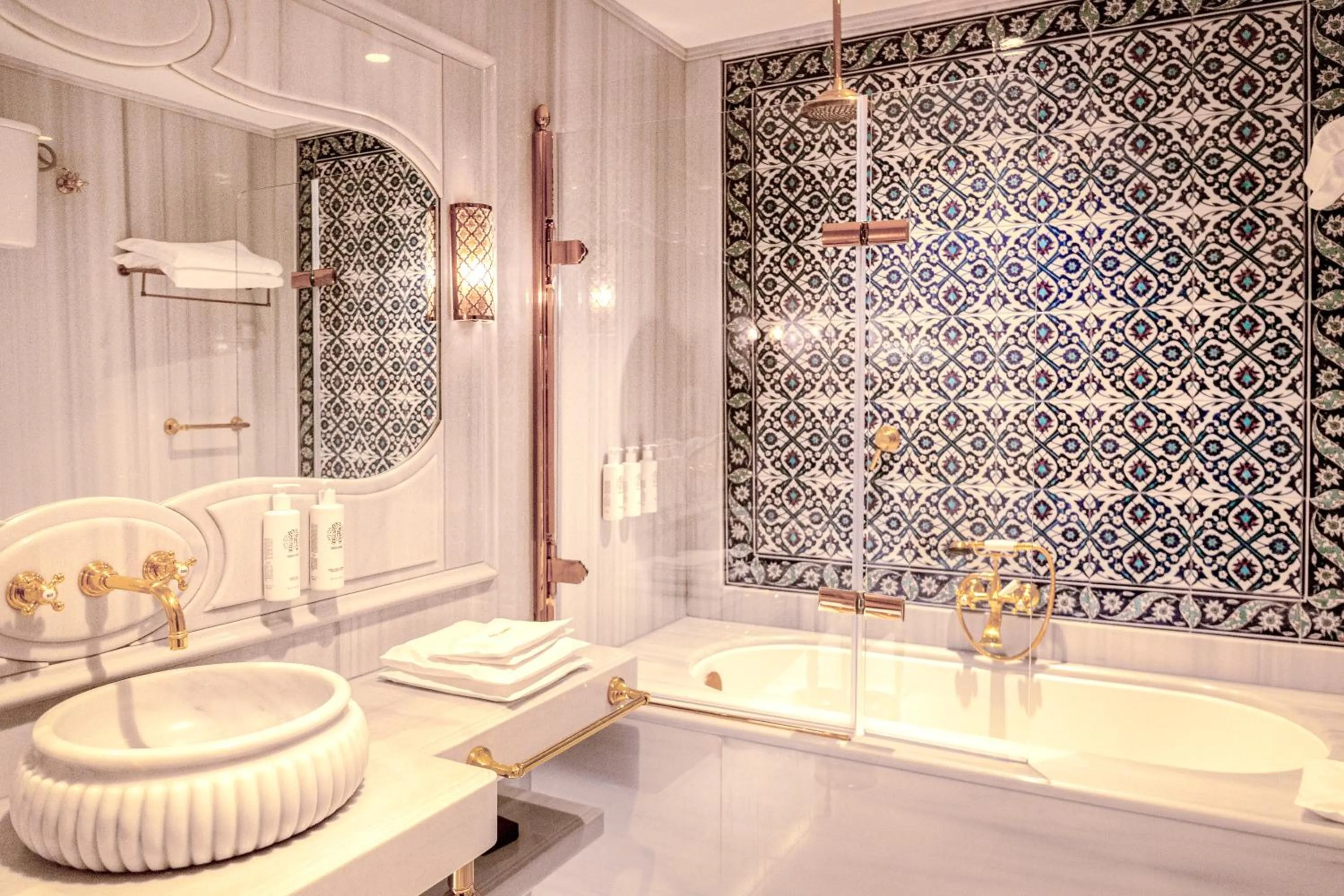 Bathroom in AJWA Sultanahmet - Preferred Hotels LVX Collection