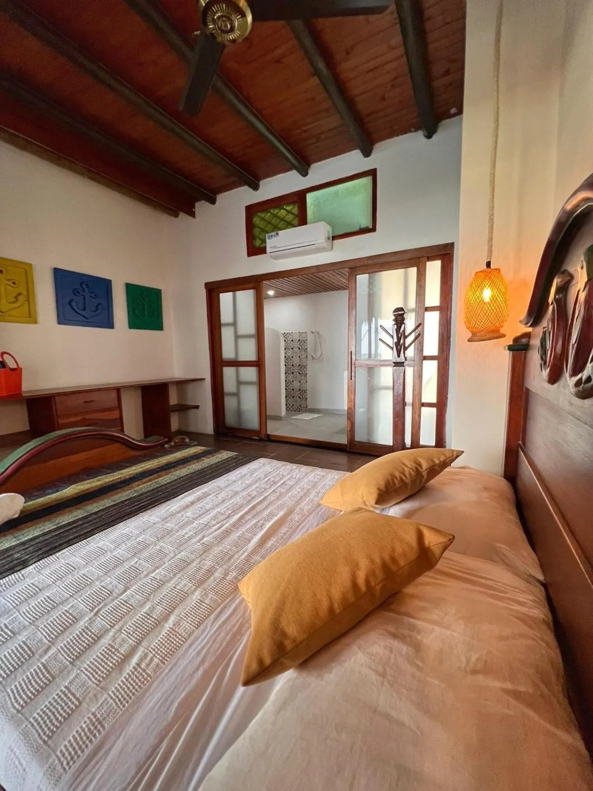 Bed in Múcura Club Hotel