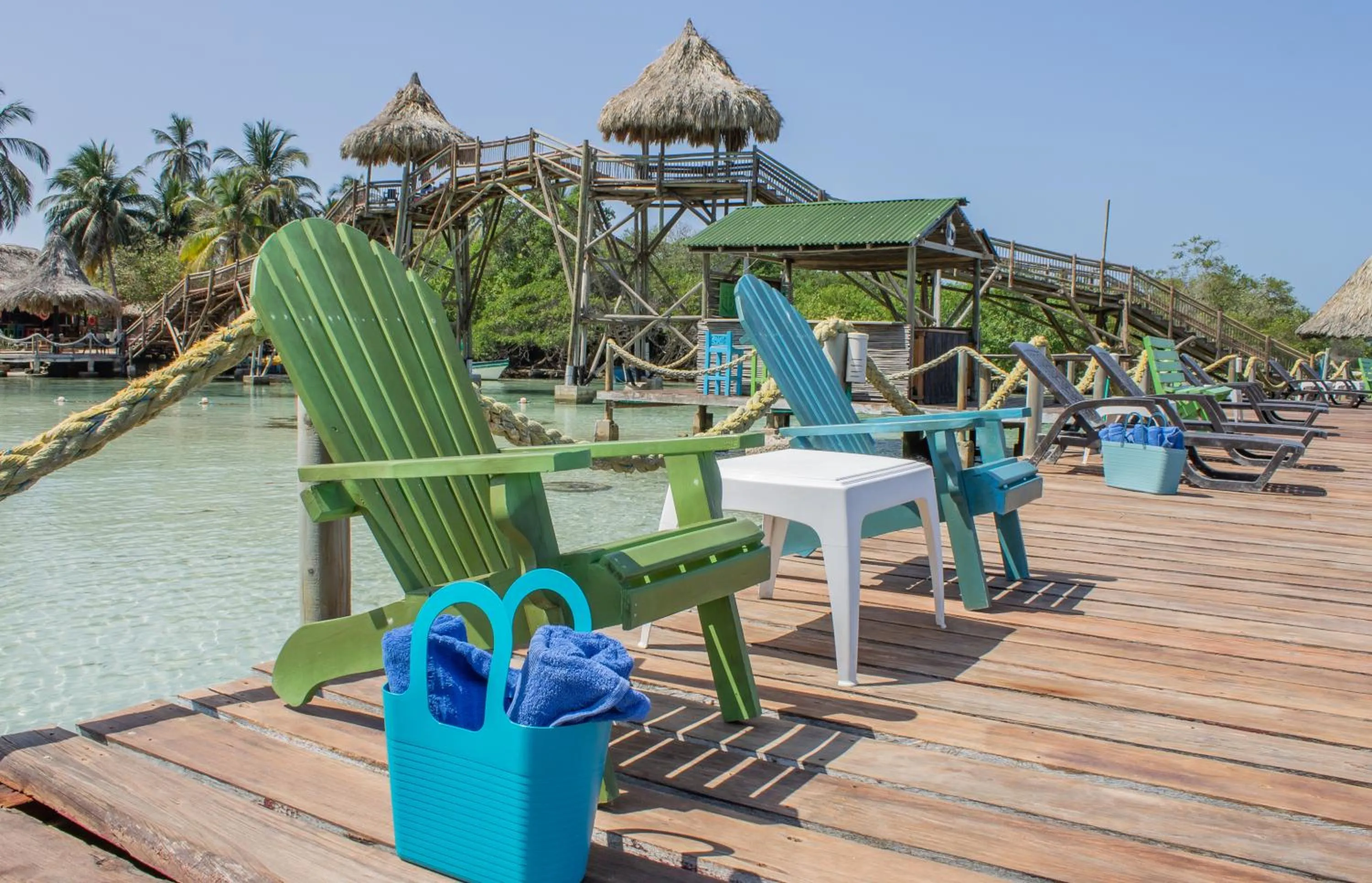 Natural landscape in Múcura Club Hotel