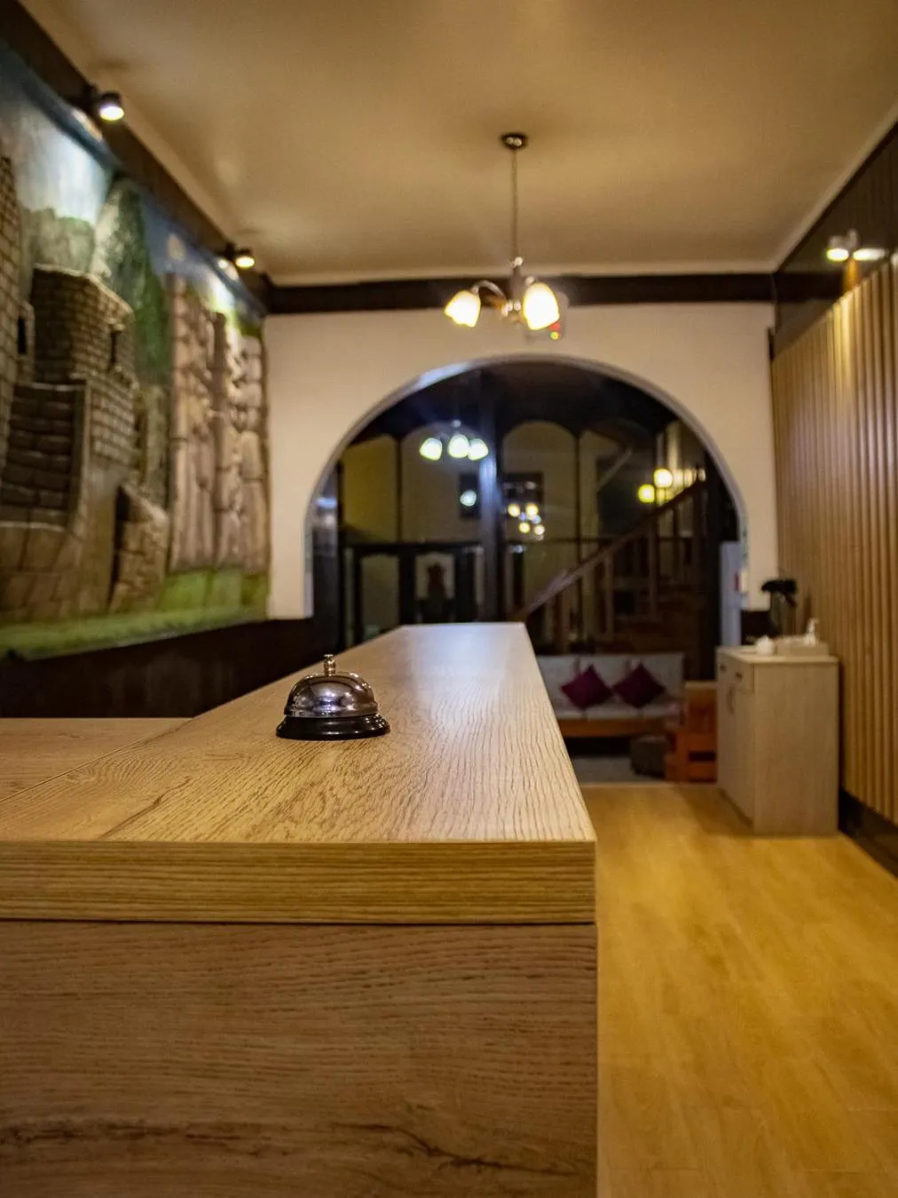 Seating area in Hotel Santa Maria