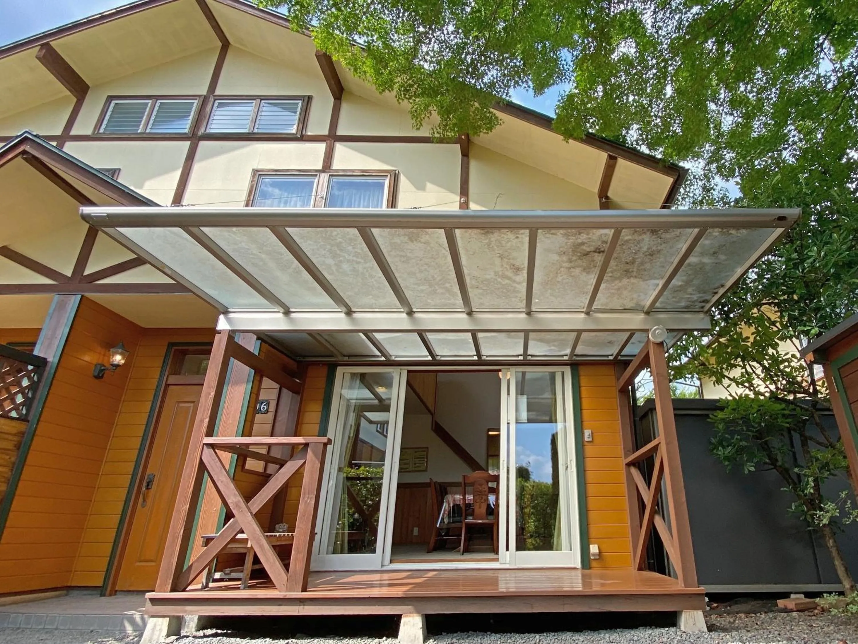Balcony/Terrace in Lake Villa Kawaguchiko