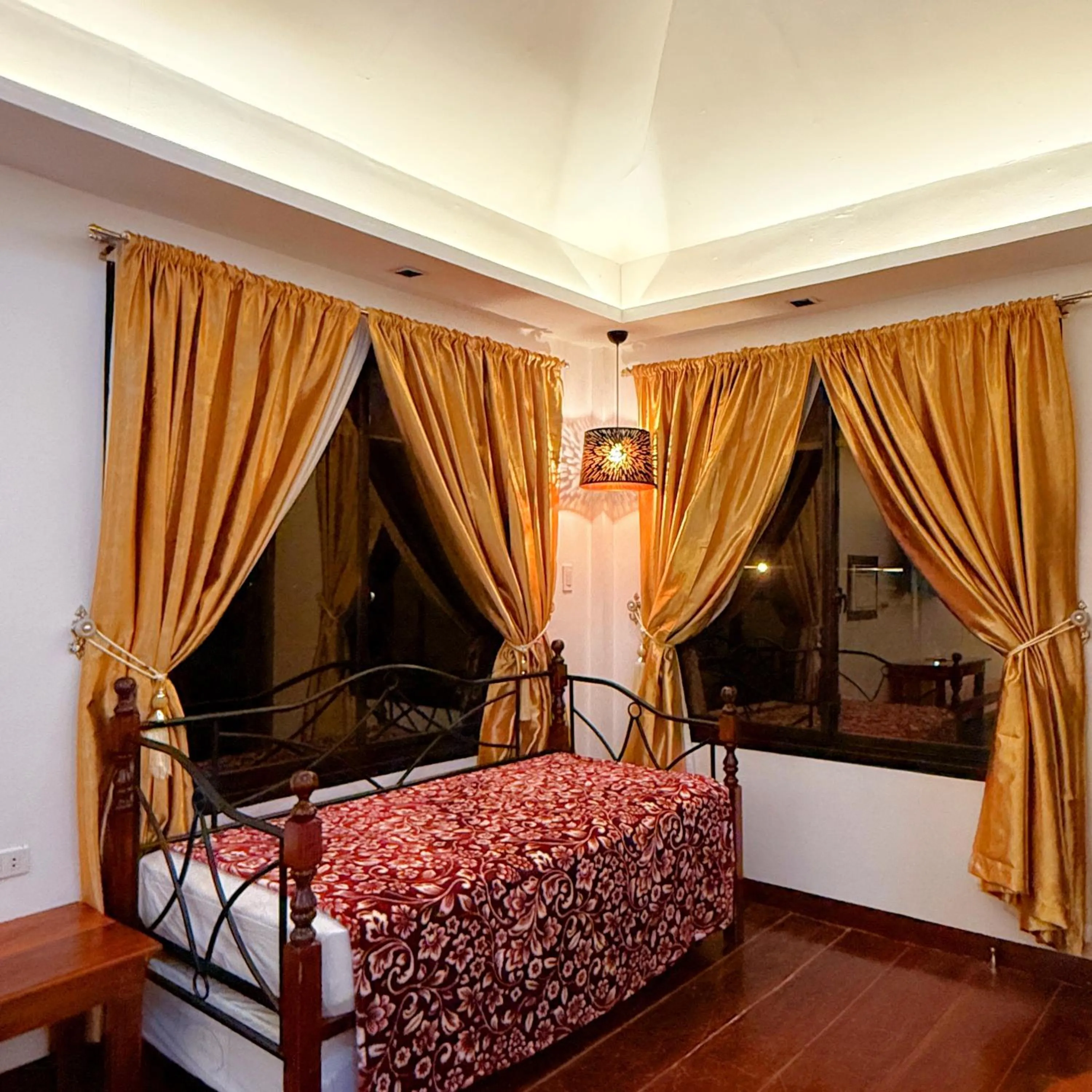 View (from property/room), Bed in Doublegem Beach Resort and Hotel