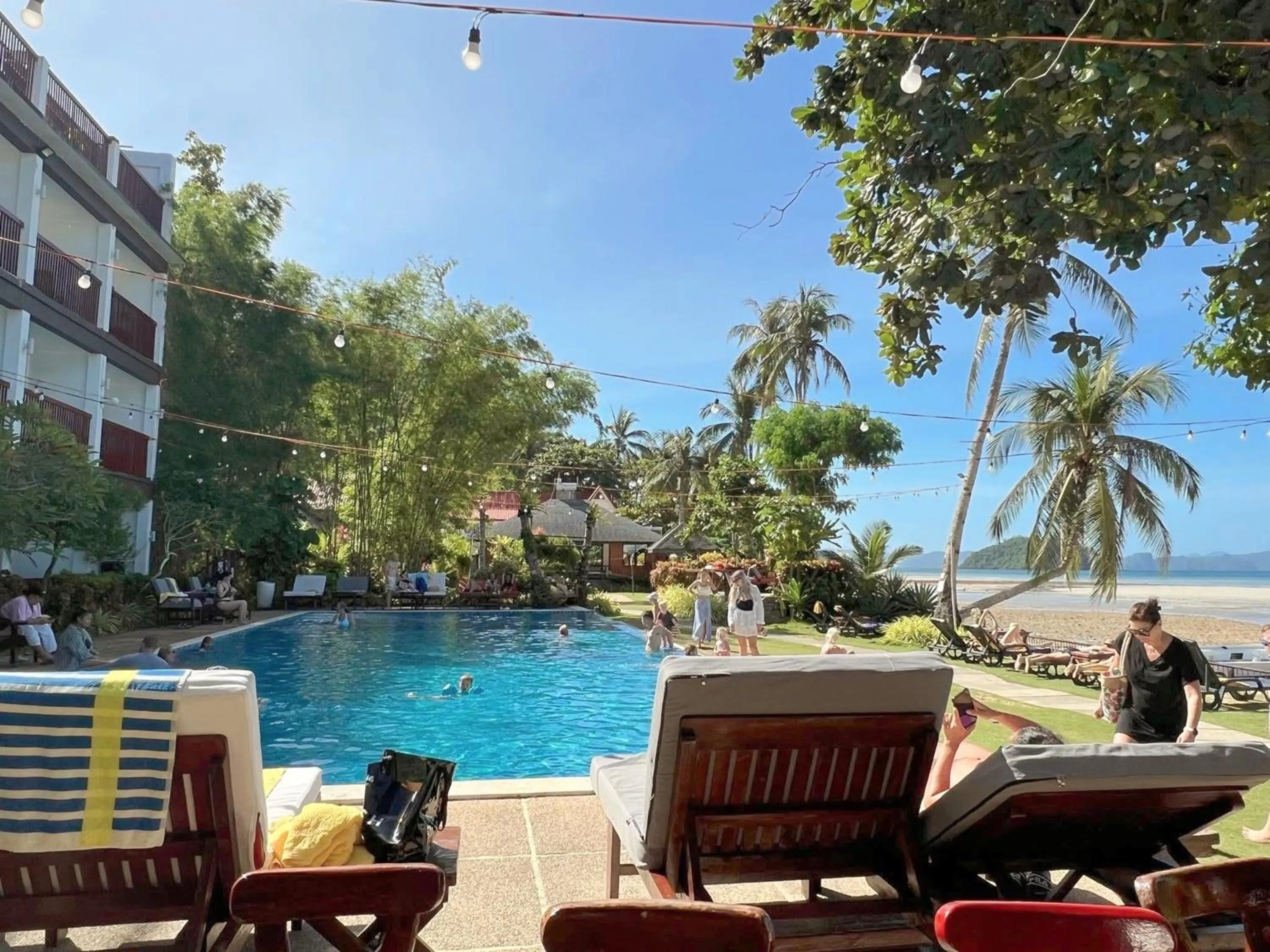 Swimming pool in Doublegem Beach Resort and Hotel