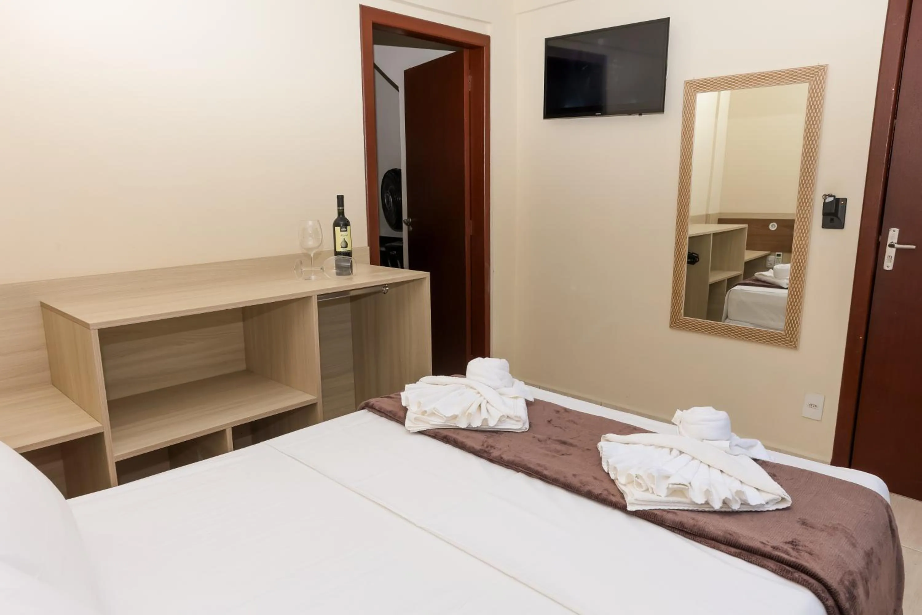 Bed in Pousada Roberto Monteiro - Frente Mar