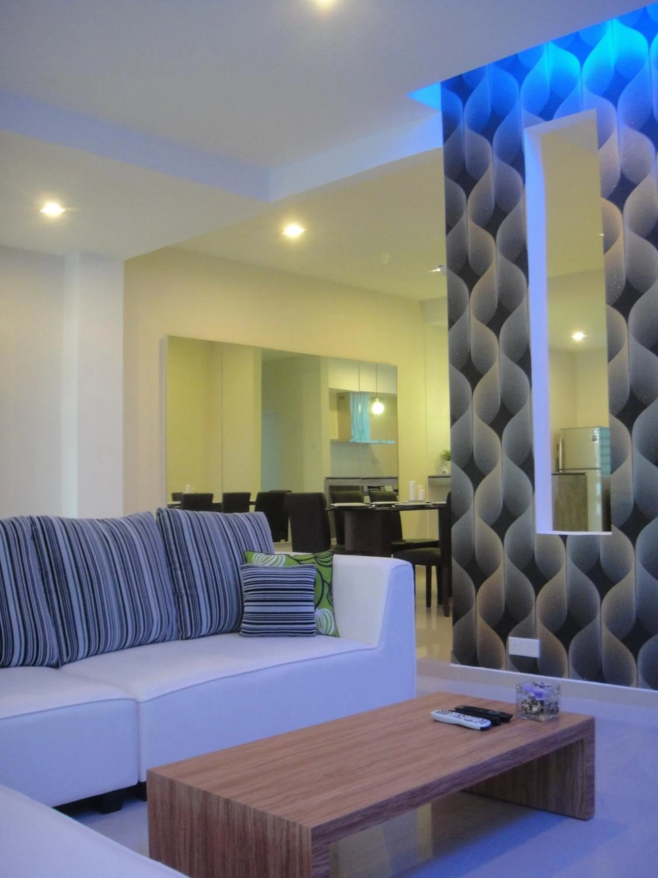 Living room in Shamrock Beach Villas Batu Ferringhi Penang