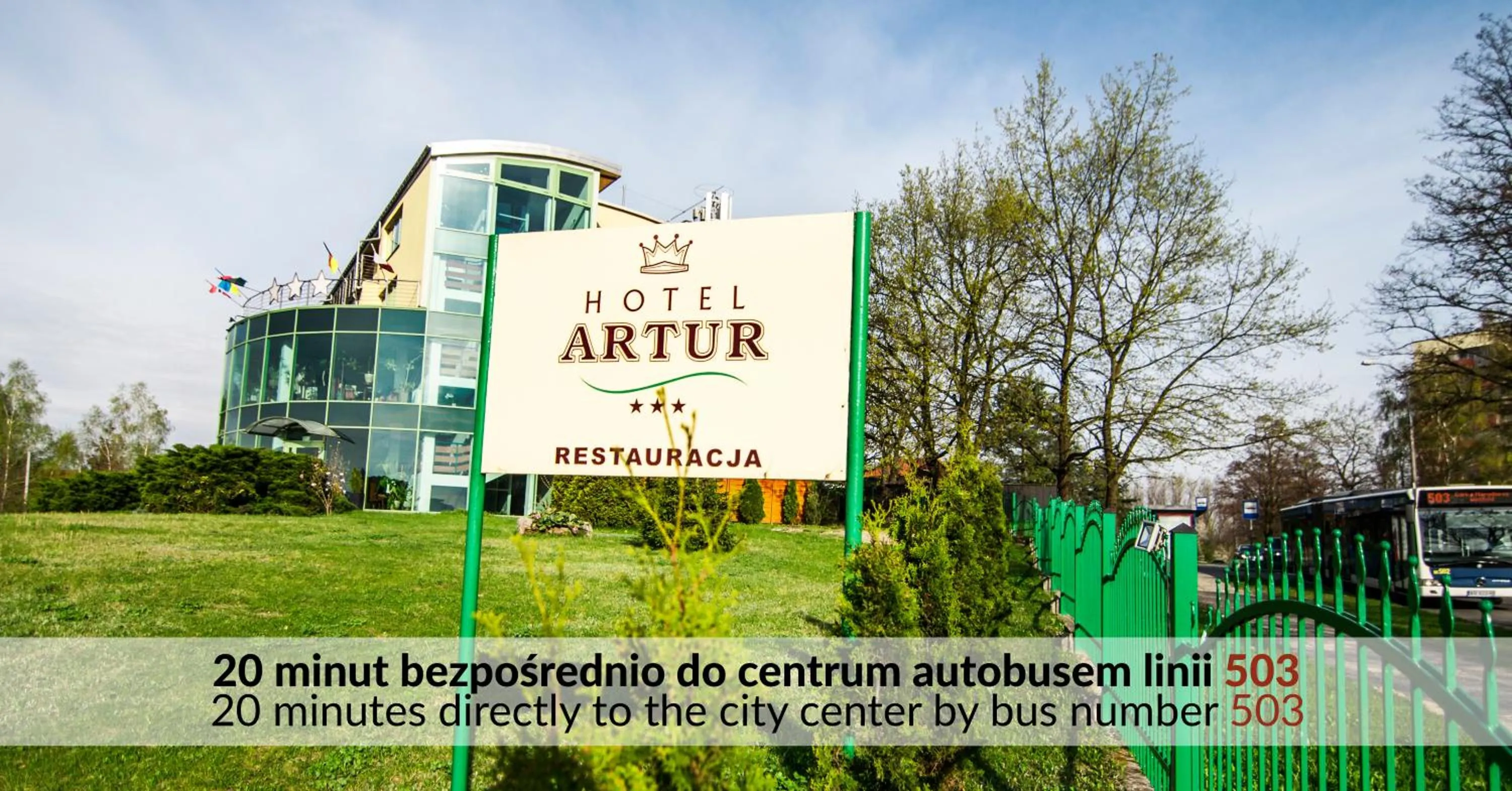 Facade/entrance in Hotel Artur