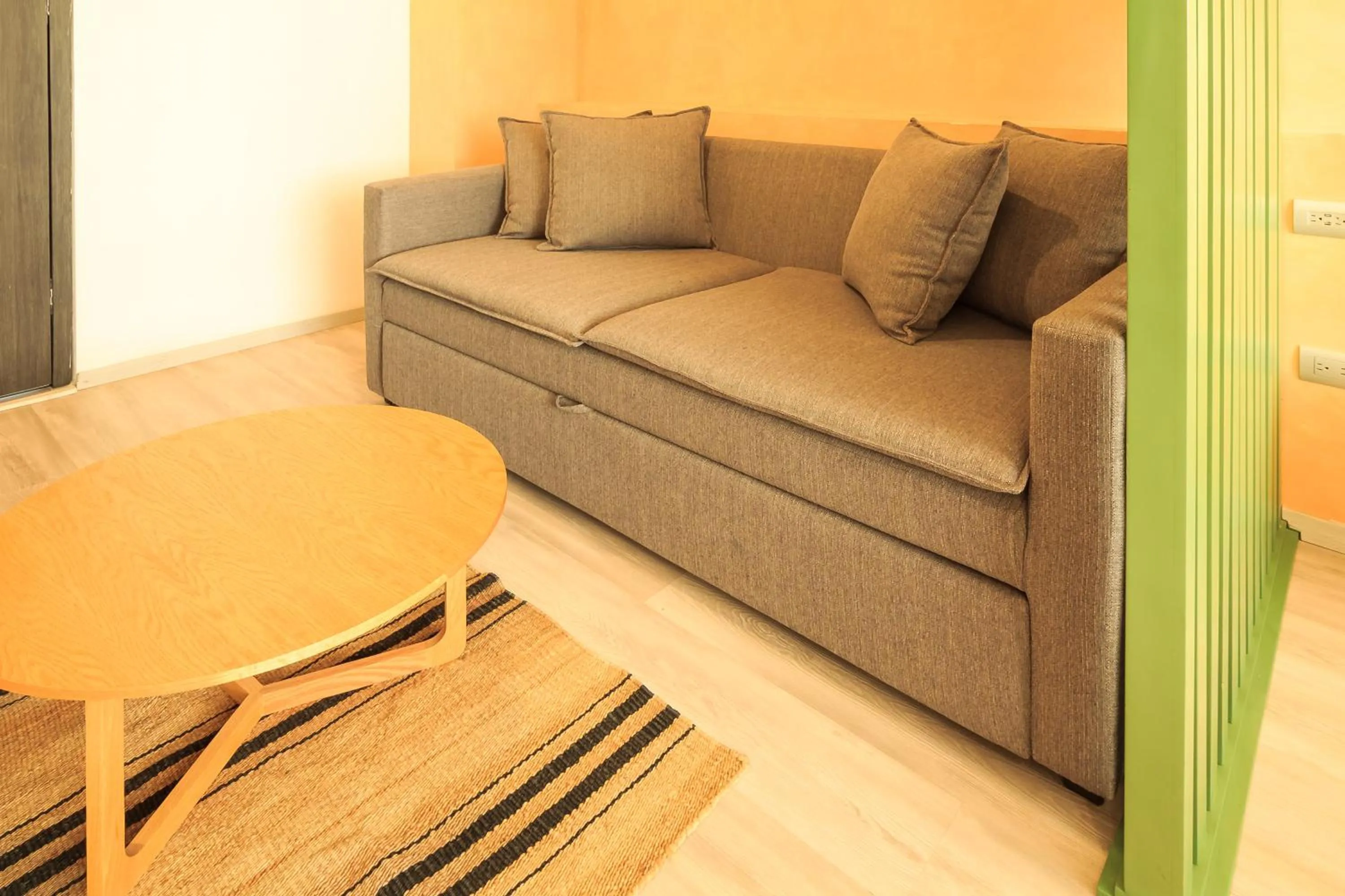 Living room in Tribu Sonata with pool