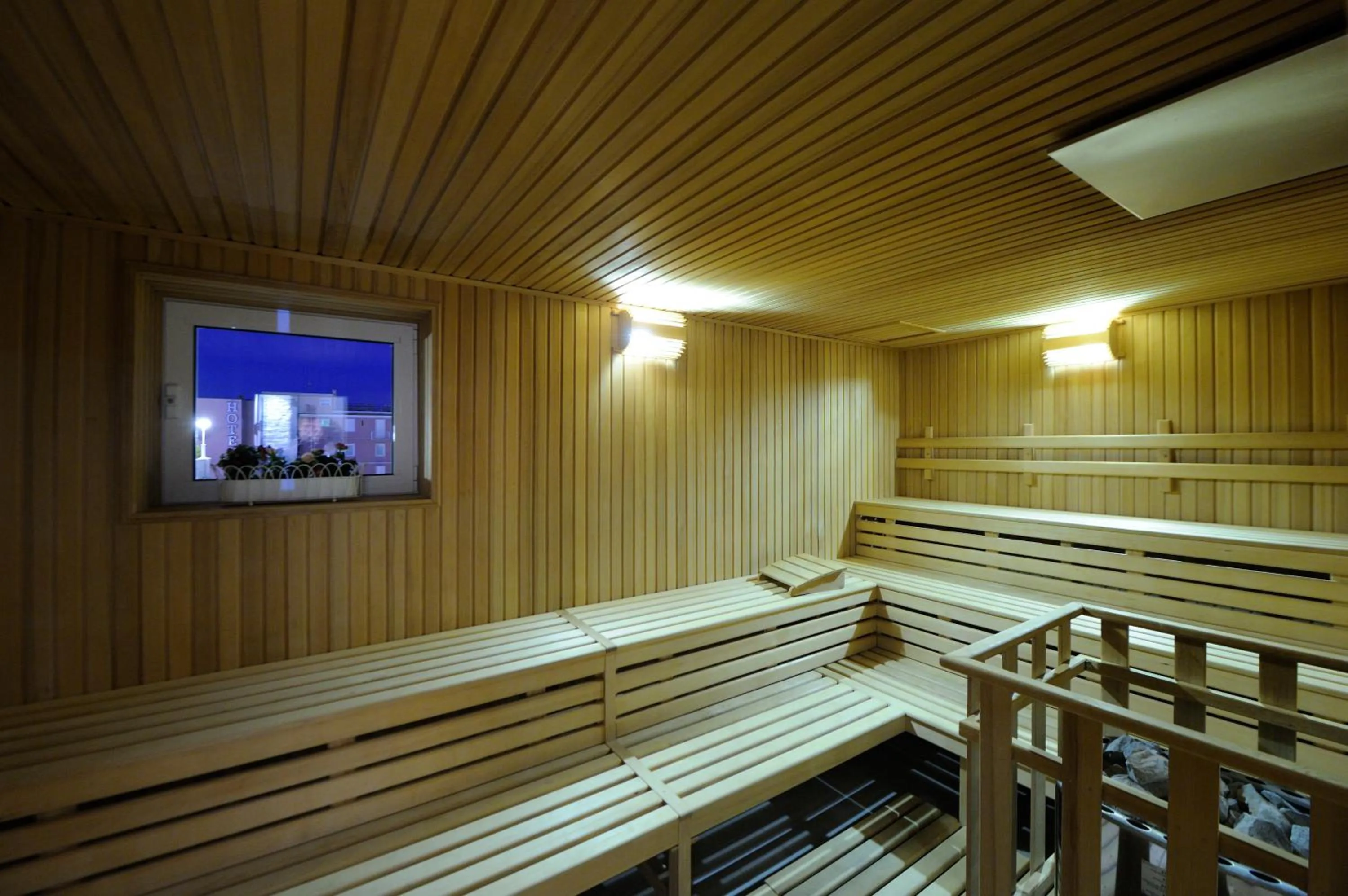 Sauna in Hotel Italia Palace