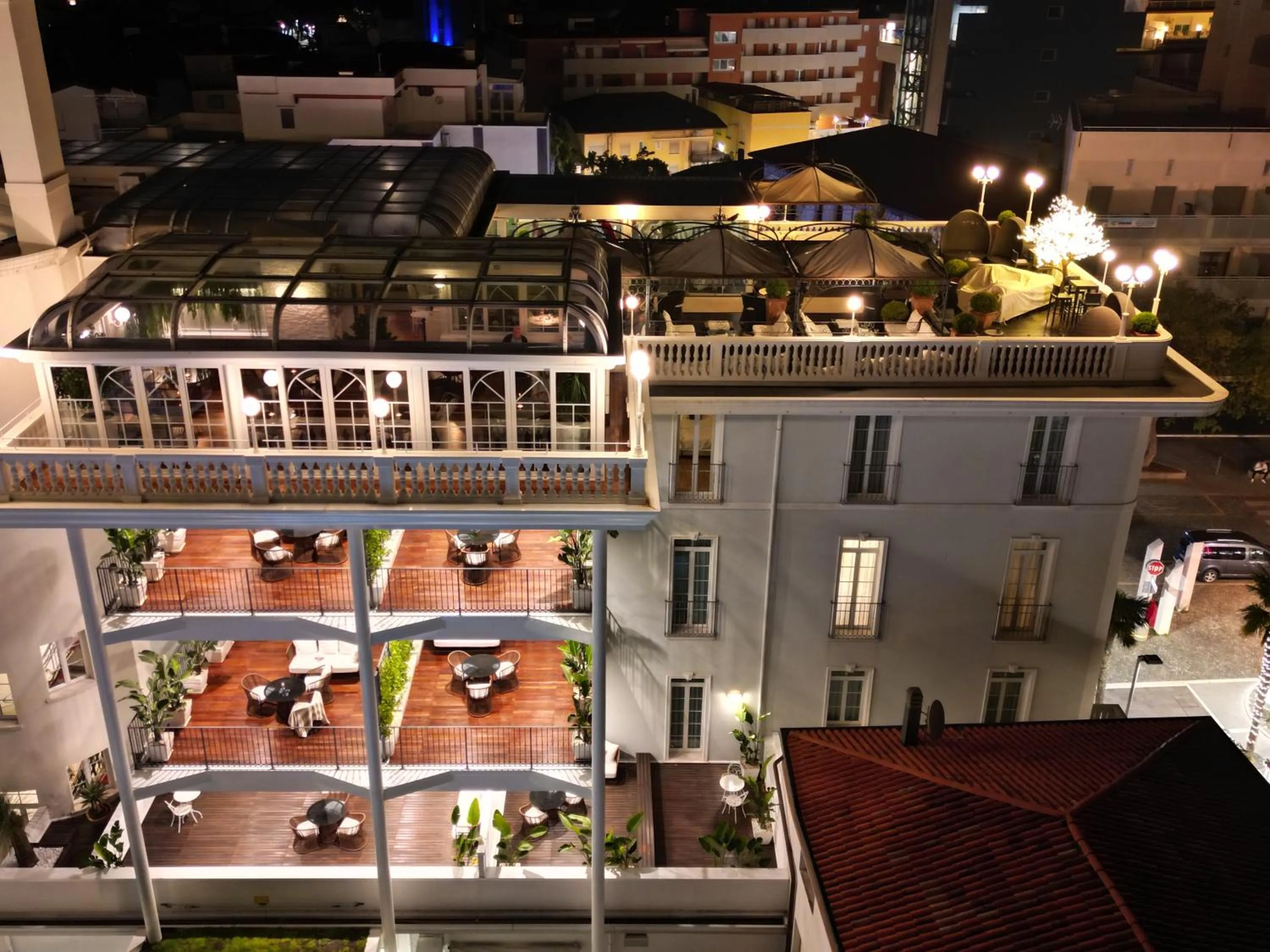 Balcony/Terrace in Hotel Italia Palace
