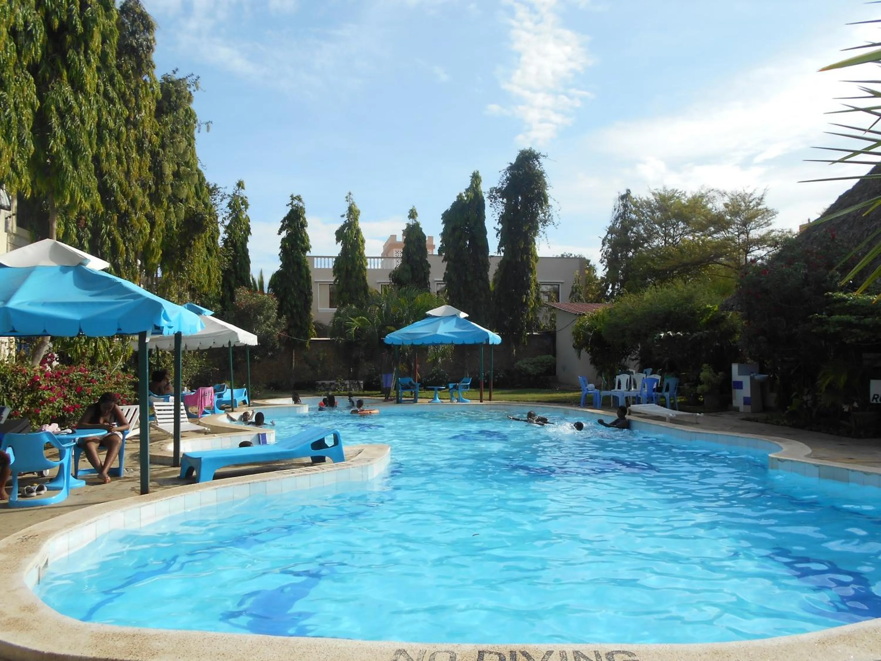Pool view in Jacyjoka Apartments Nyali