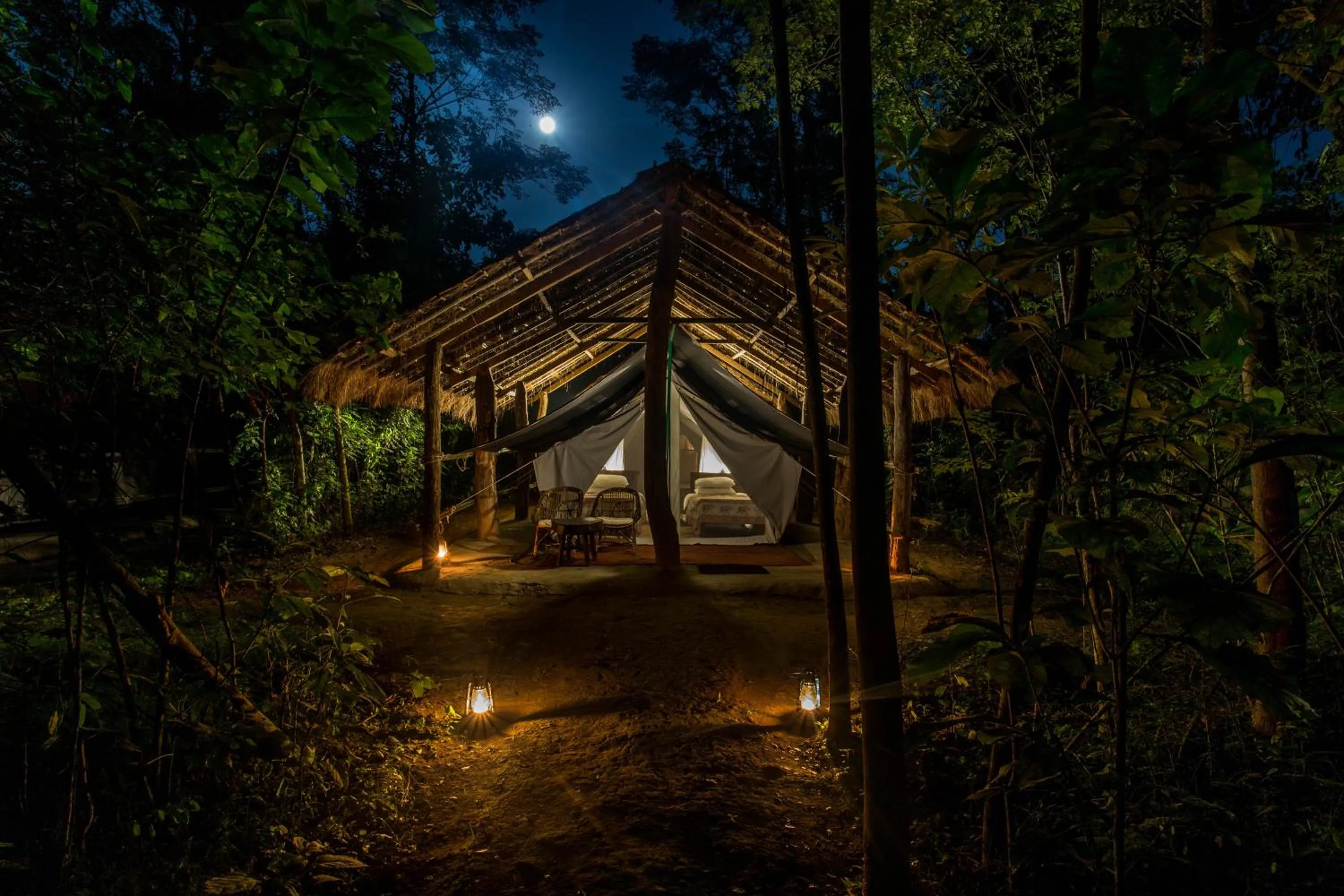 Property building in Tiger Tops Tharu Lodge