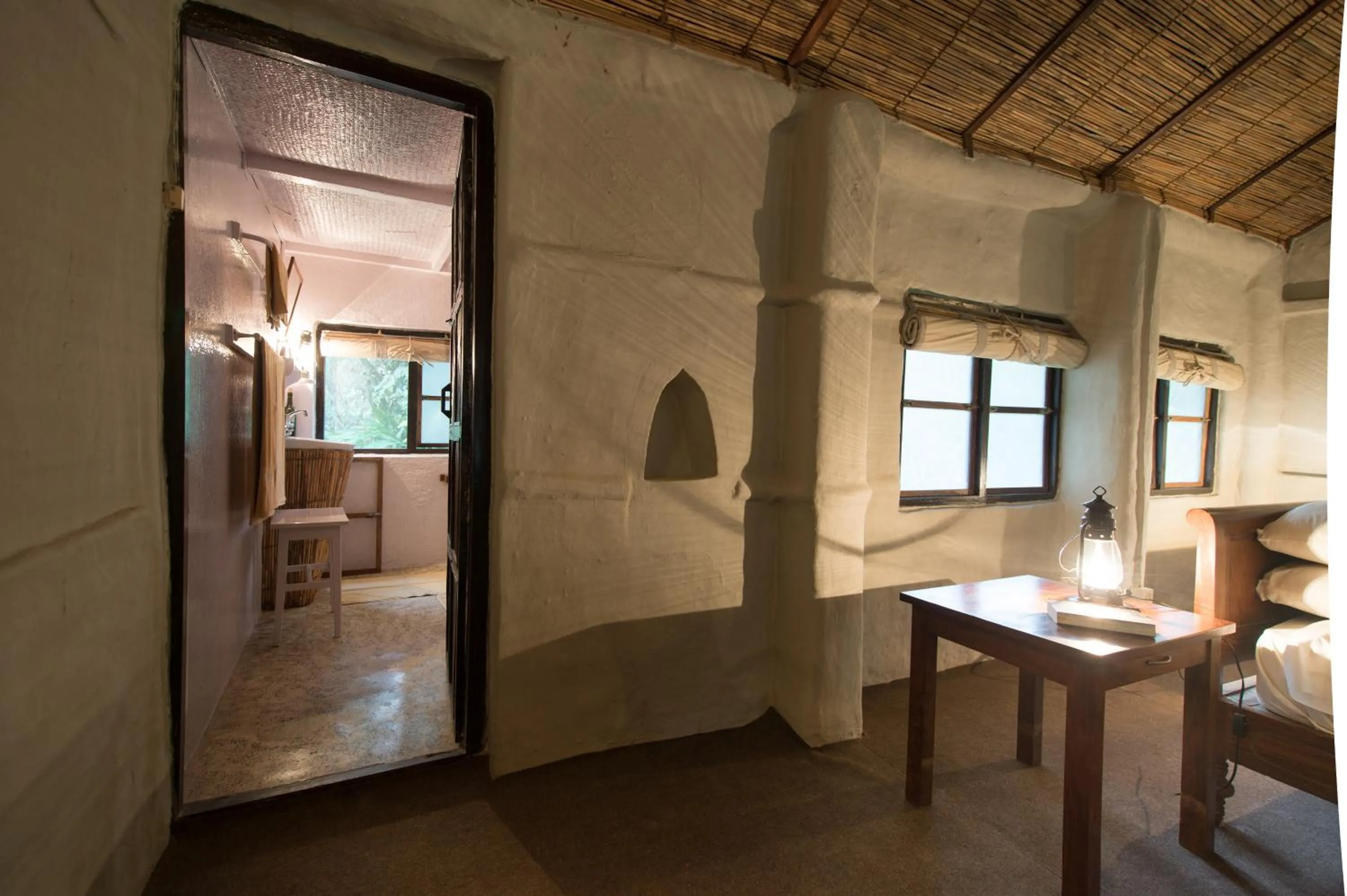 Bathroom in Tiger Tops Tharu Lodge