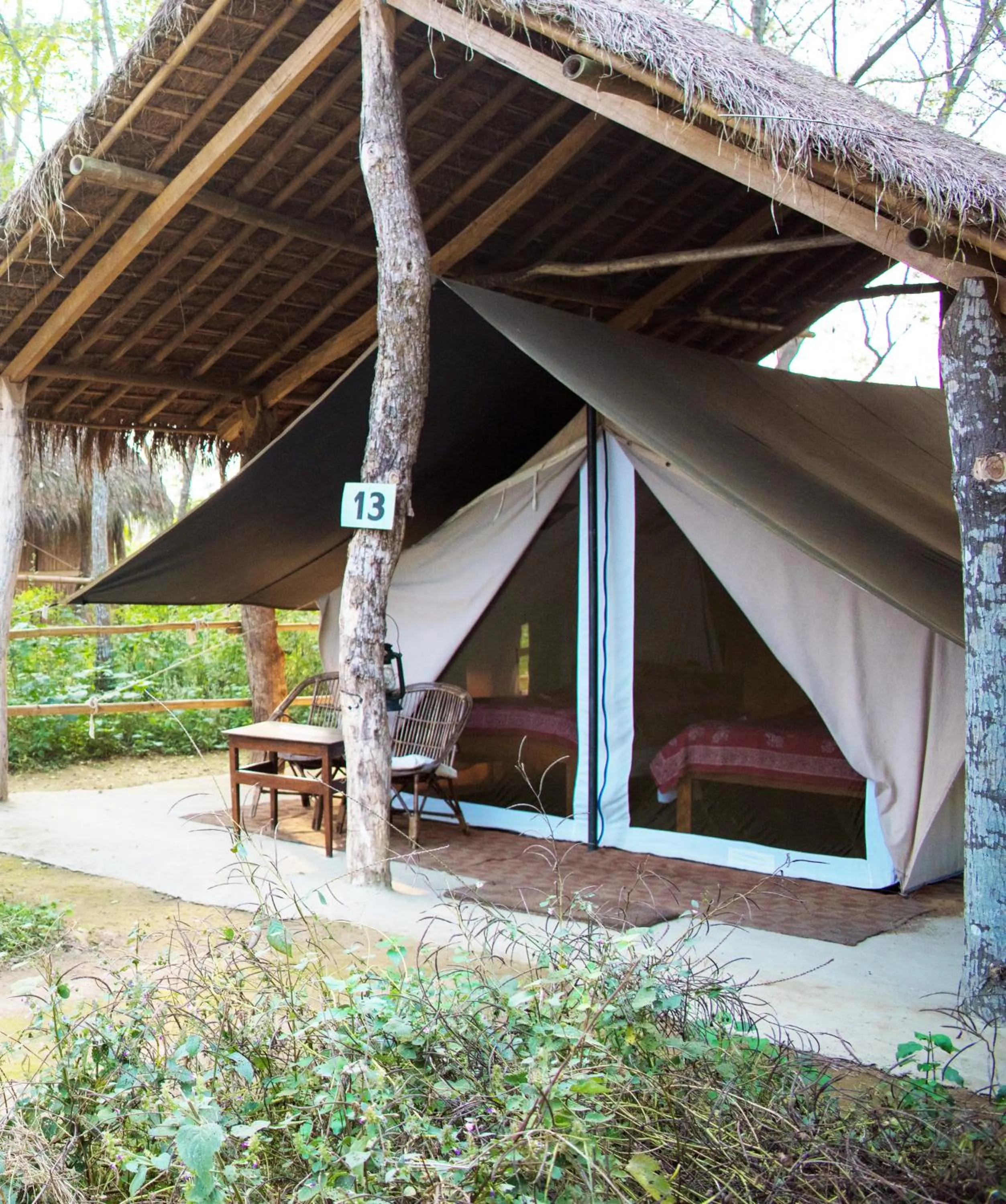 Property building in Tiger Tops Tharu Lodge