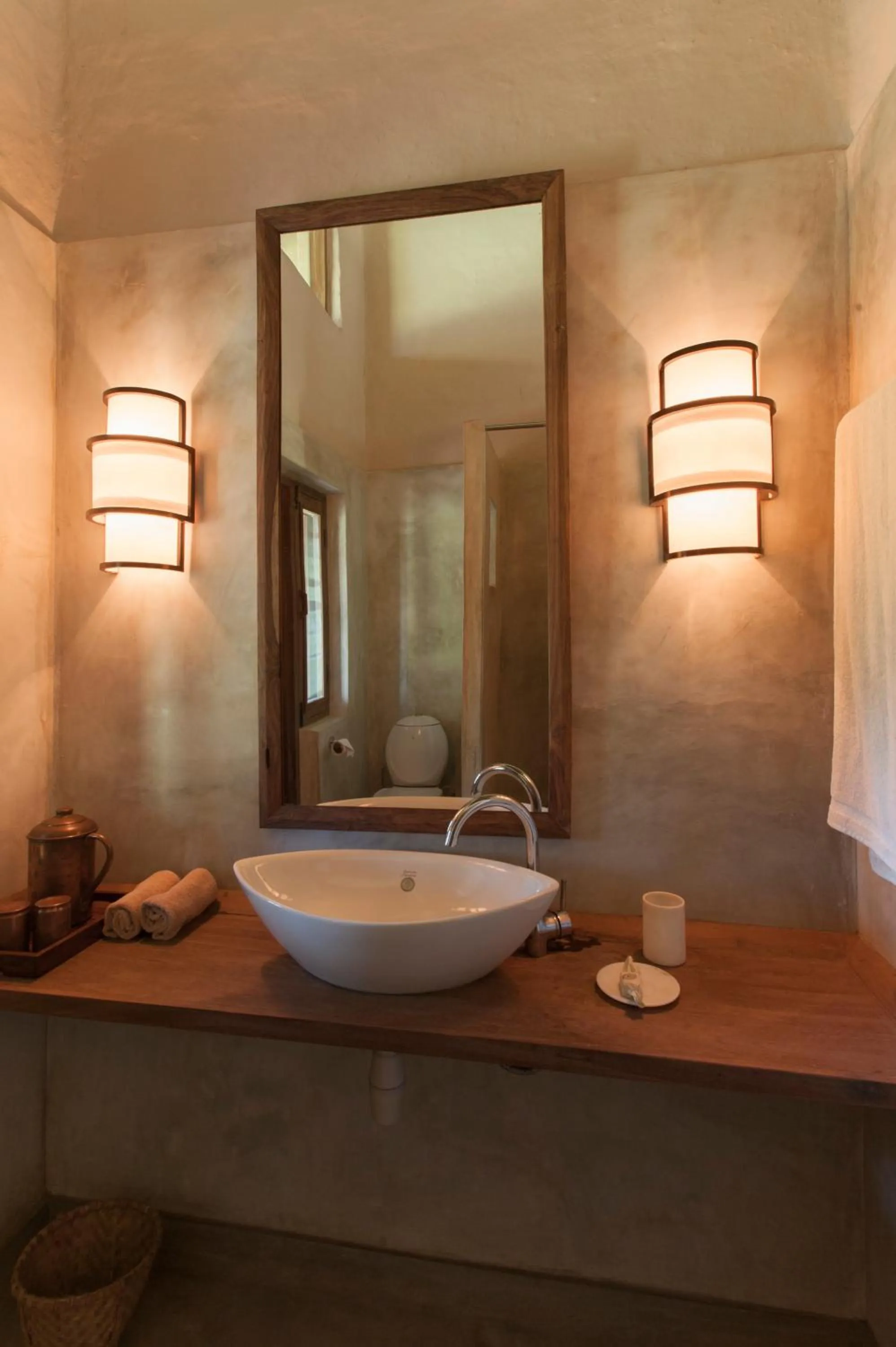 Bathroom in Tiger Tops Karnali Lodge