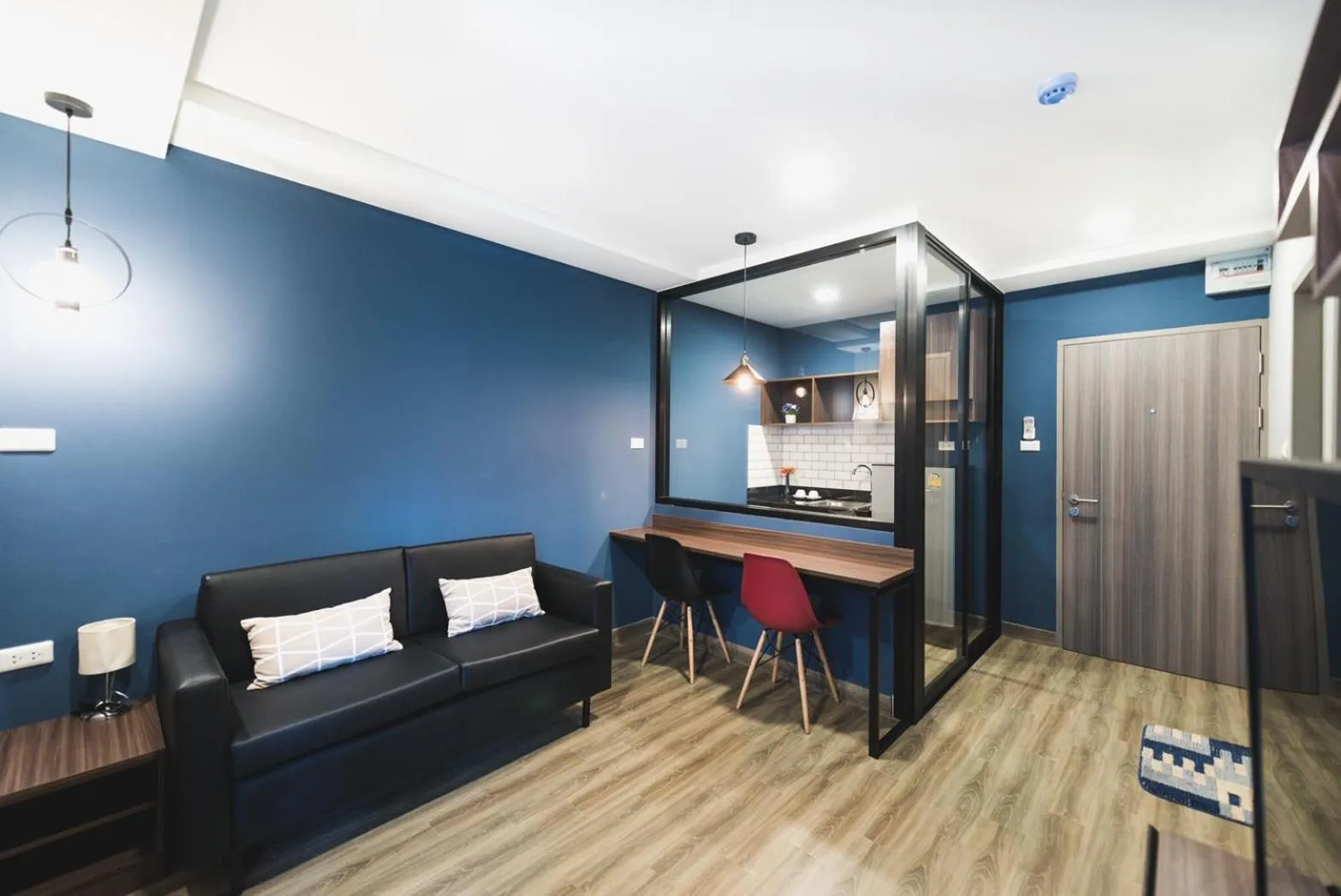 Living room, Bed in W2 RESIDENCE