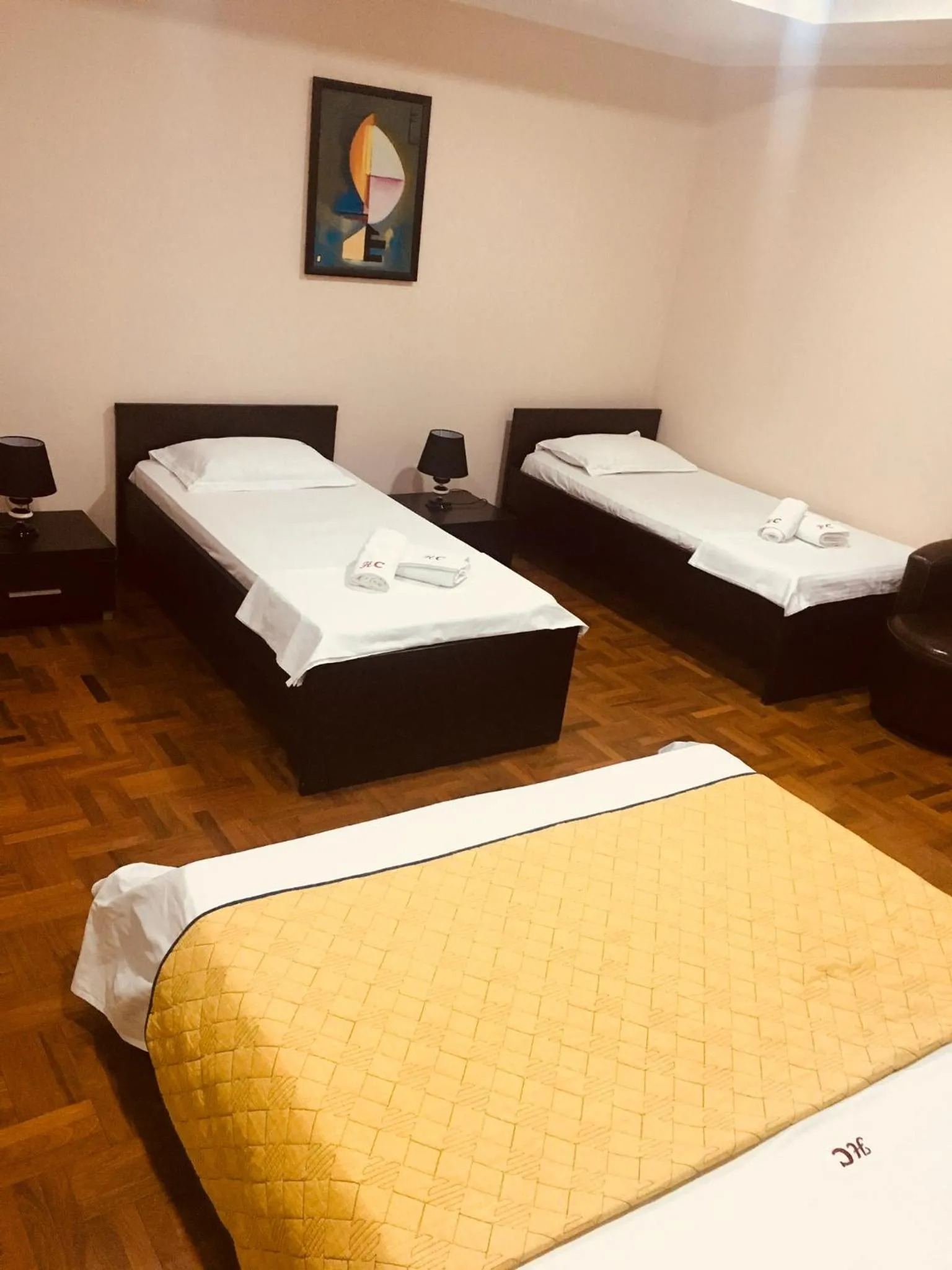 Bed in Hotel Colombo Elbasan