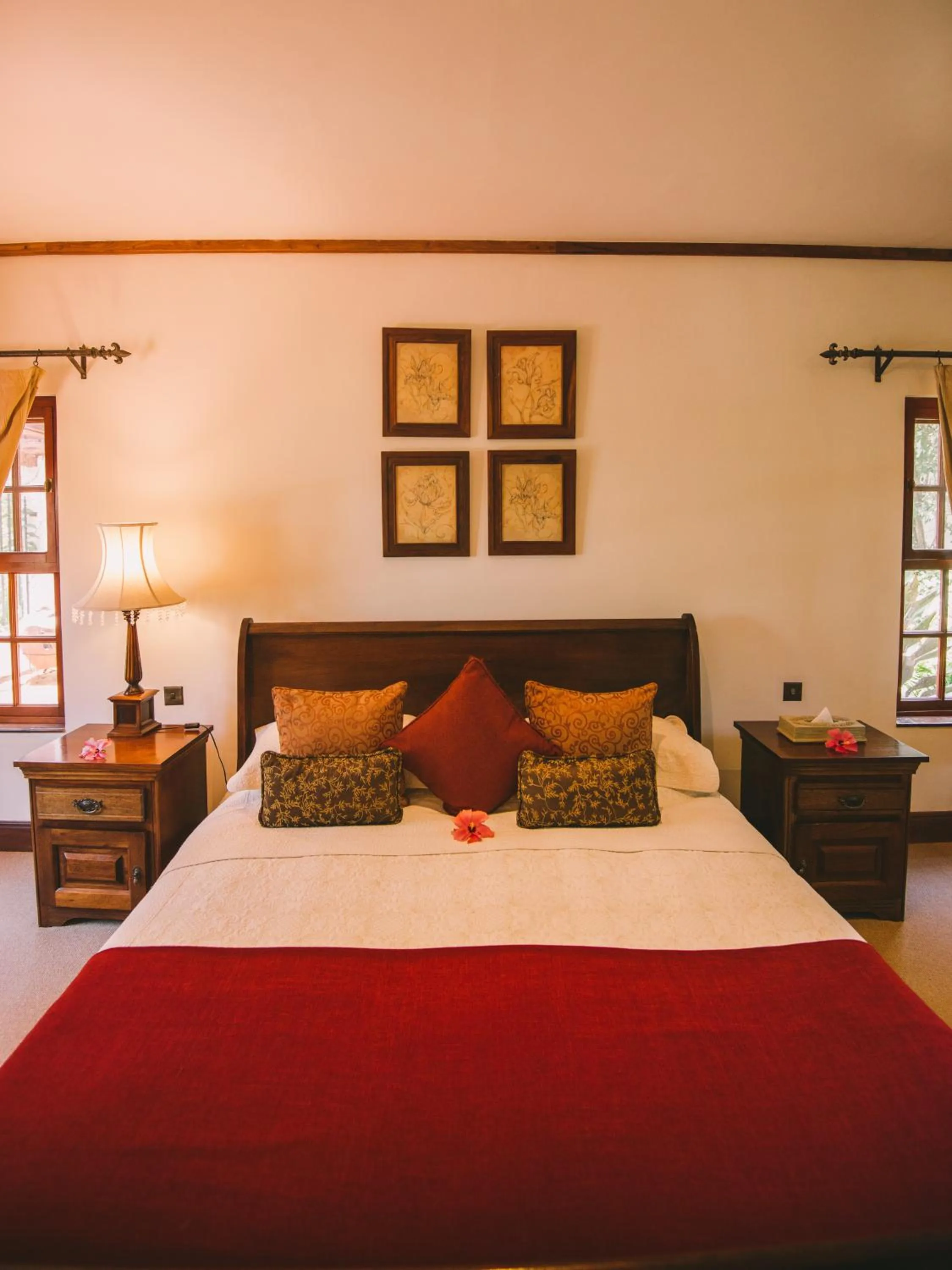Bed in The Manor at Ngorongoro