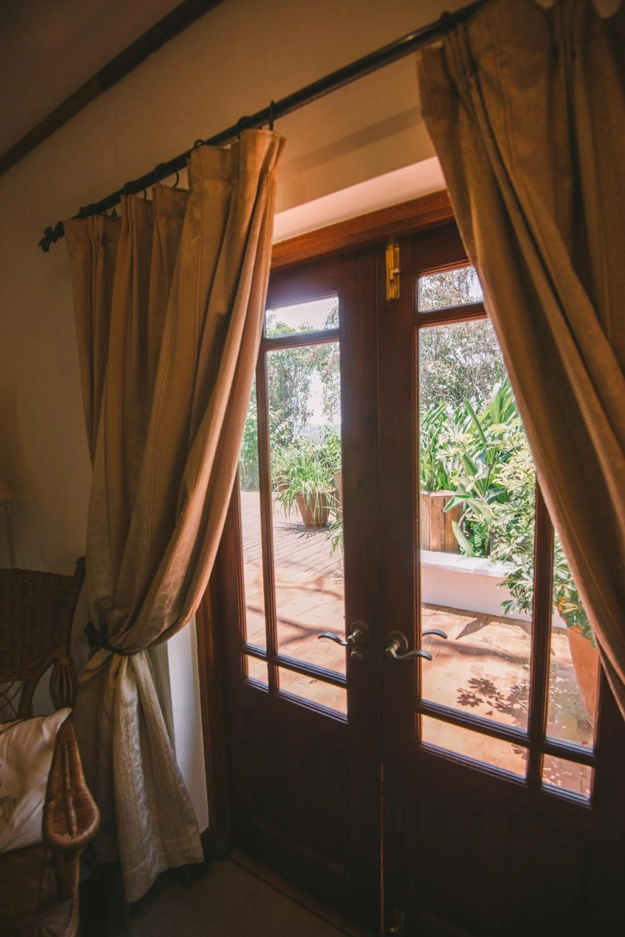 Garden view, Bed in The Manor at Ngorongoro