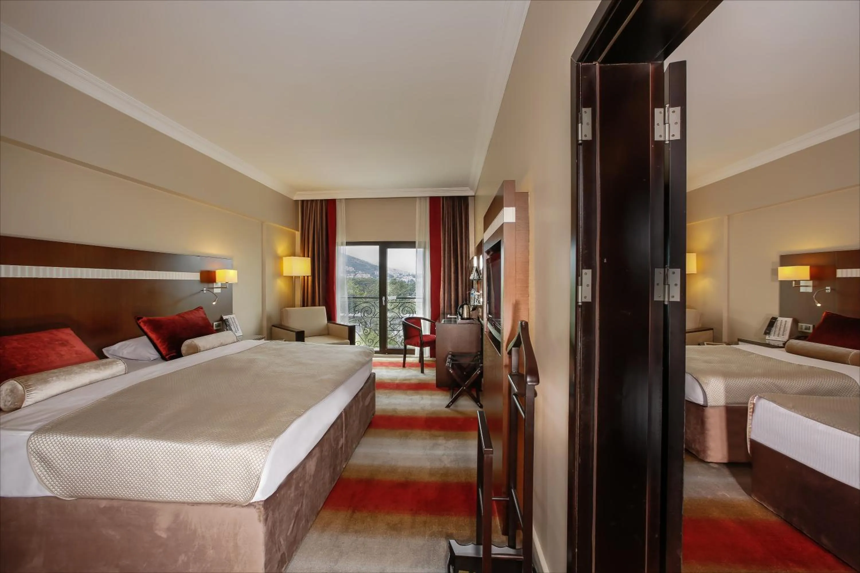 Natural landscape, Bed in Almira Hotel Thermal Spa & Convention Center