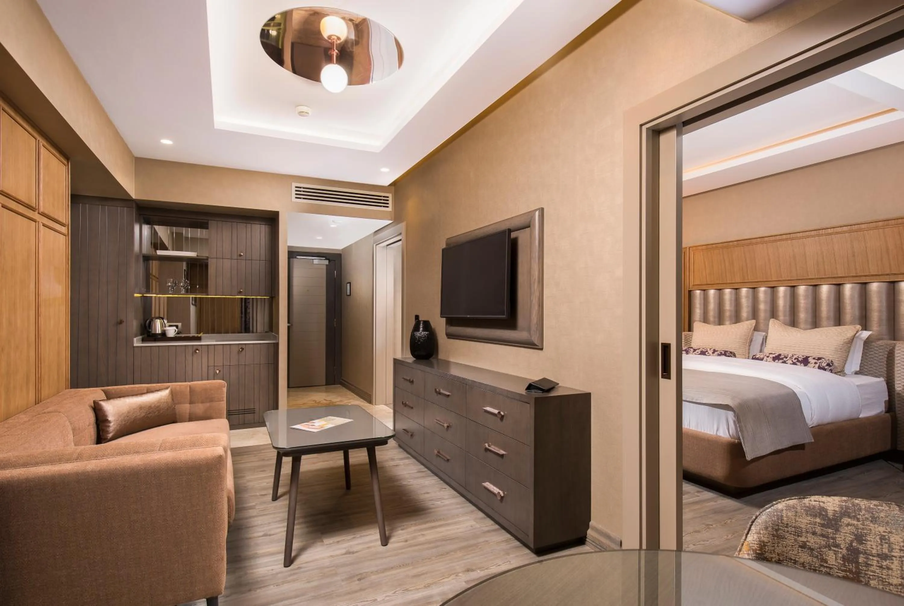 Living room, Bed in Almira Hotel Thermal Spa & Convention Center